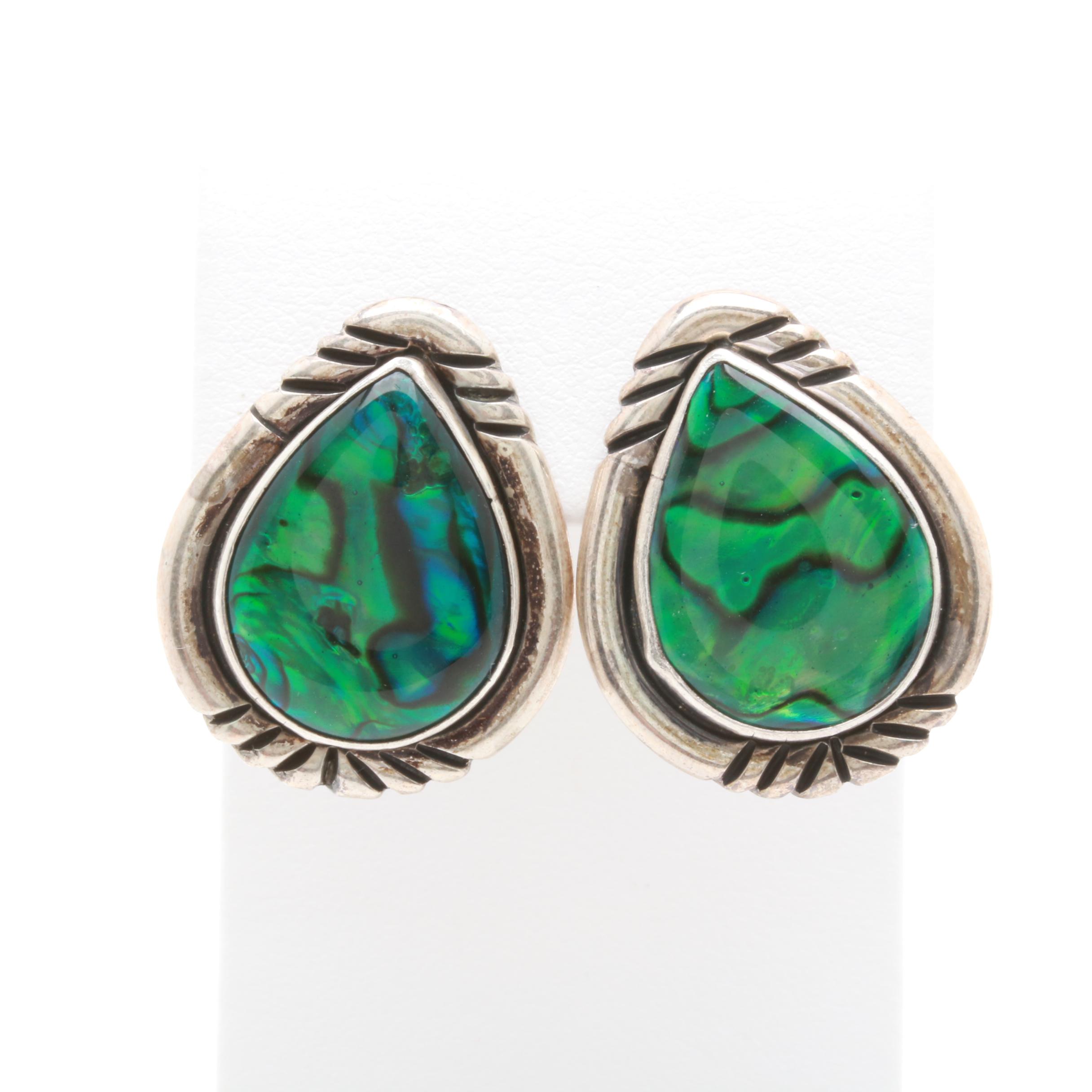 Sterling Silver Abalone Doublet Jewelry