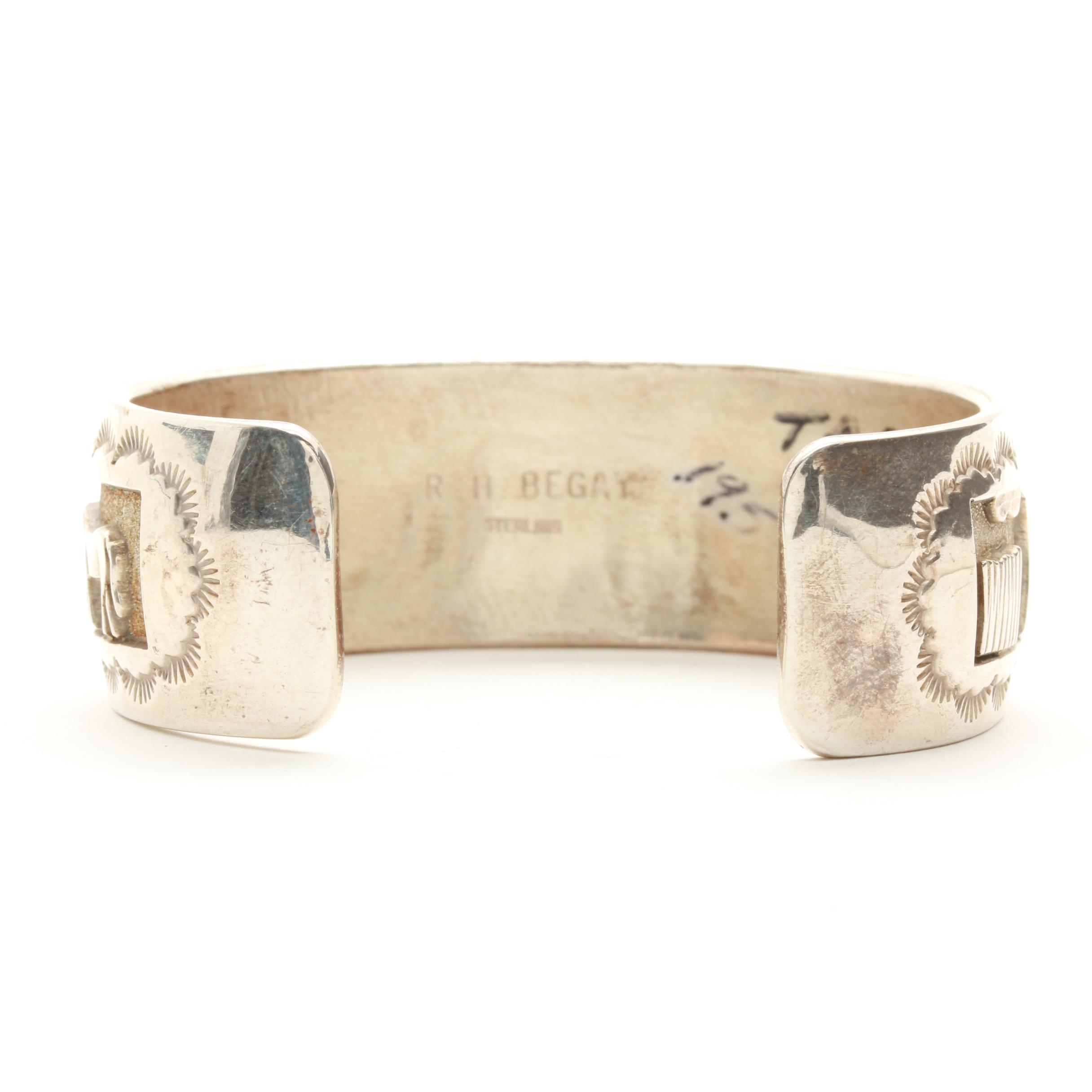 Roland Hogan Begay Navajo Diné Cuff Bracelet