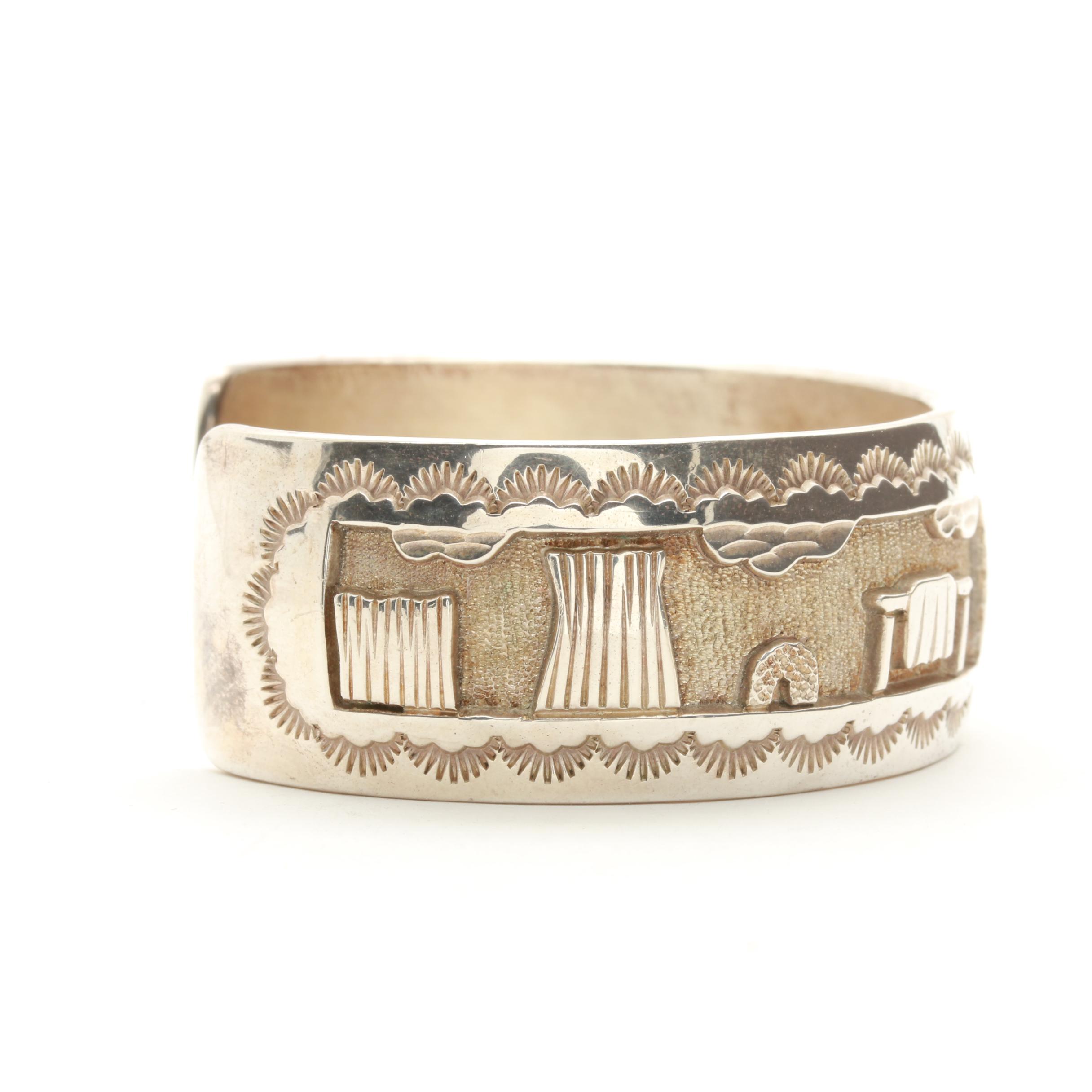 Roland Hogan Begay Navajo Diné Cuff Bracelet