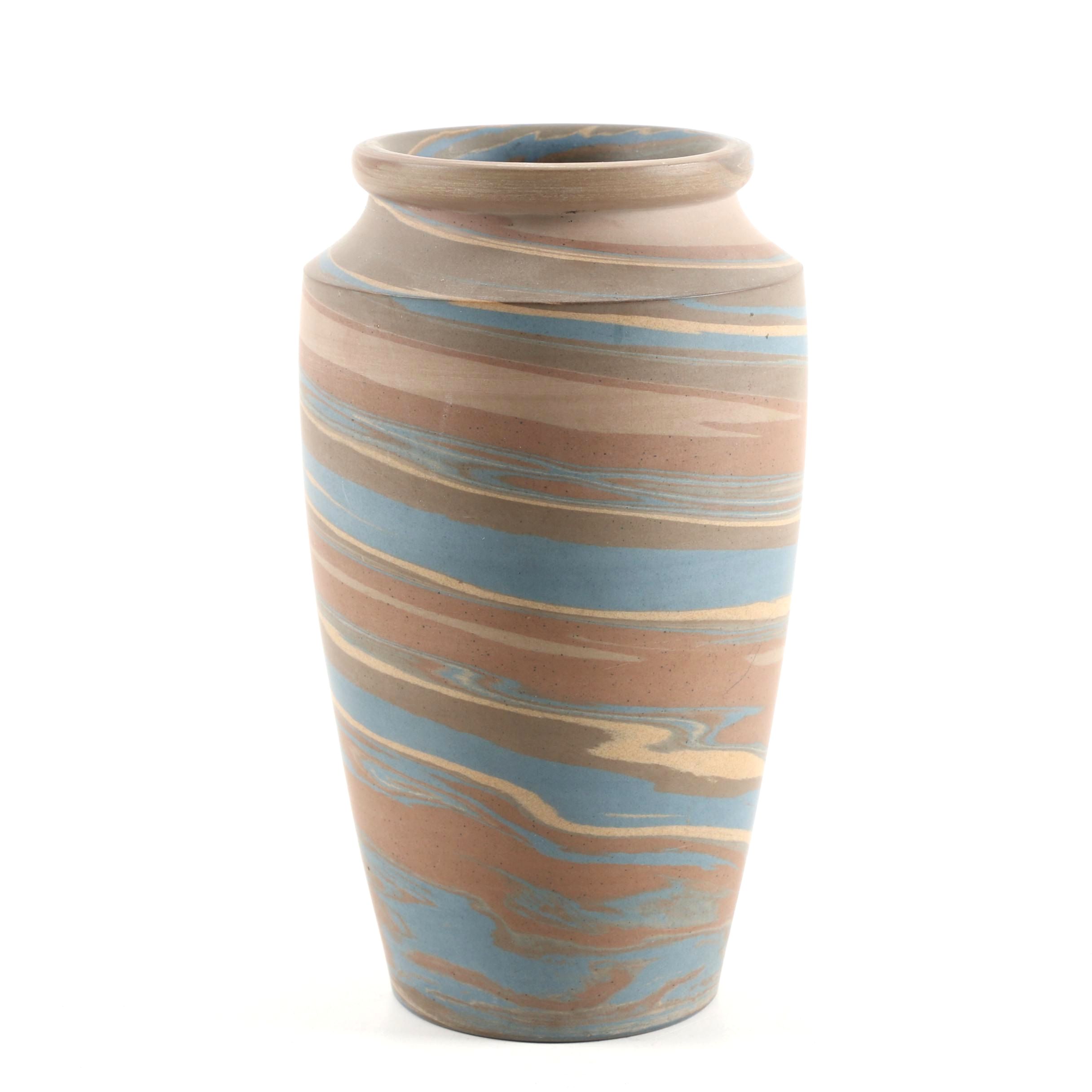 Early Niloak "Mission Swirl" Stoneware Vase