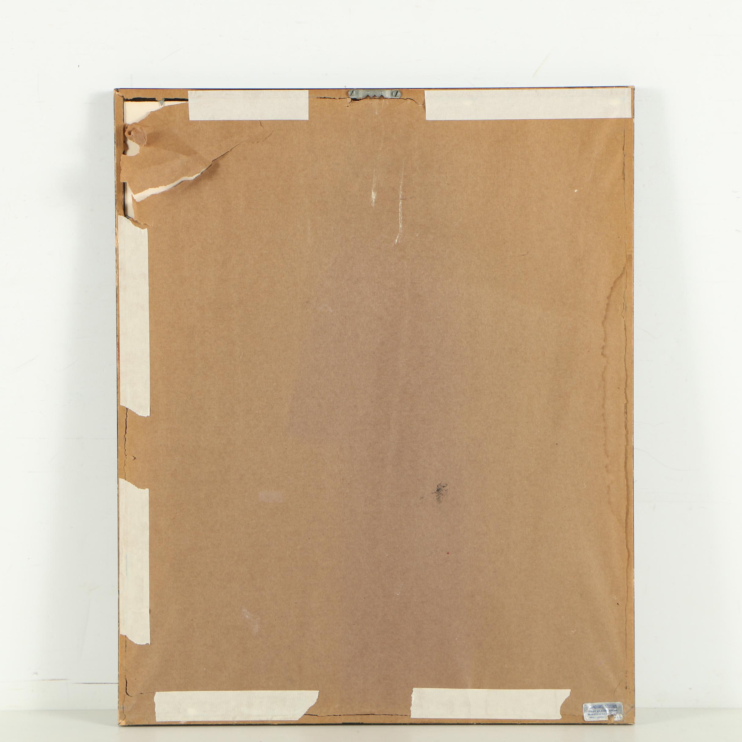 Betty G. Mitchell 1972 Mixed Media Painting