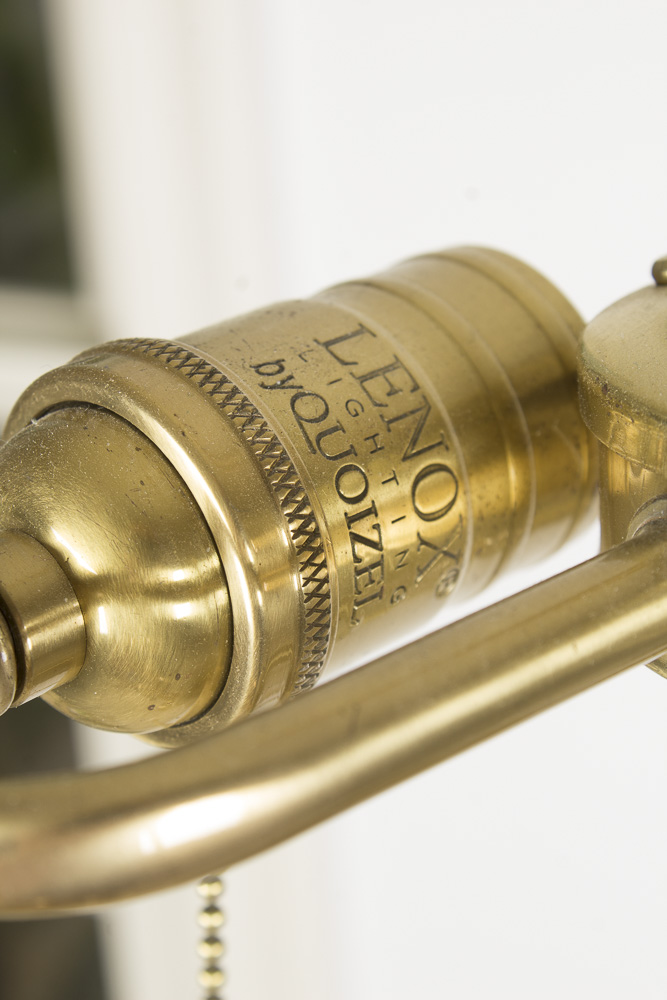 Lenox Lighting by Quoizel Metal and Porcelain Floor Lamp