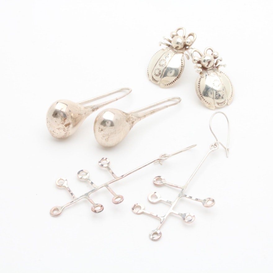 Selection of Sterling Silver Earrings