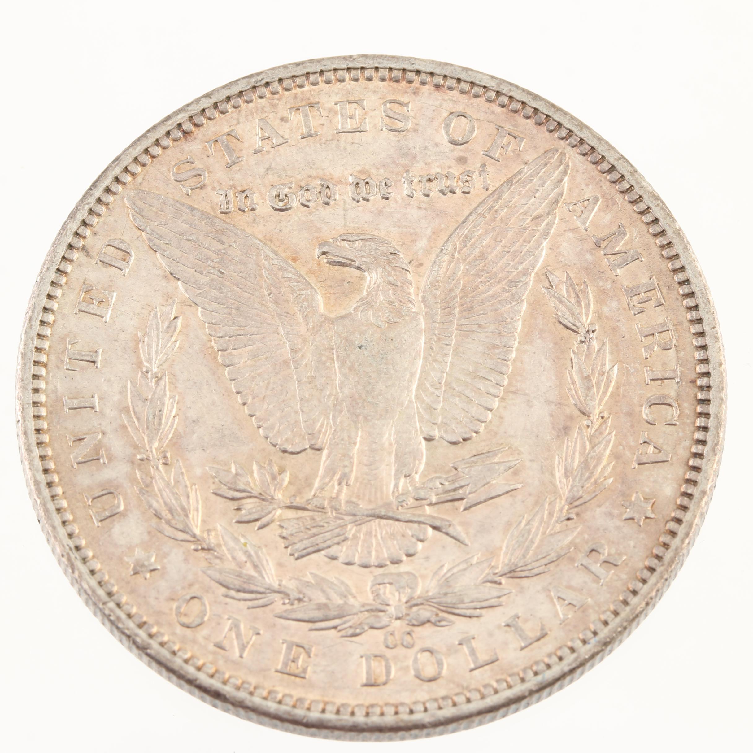 1890-CC Morgan Silver Dollar
