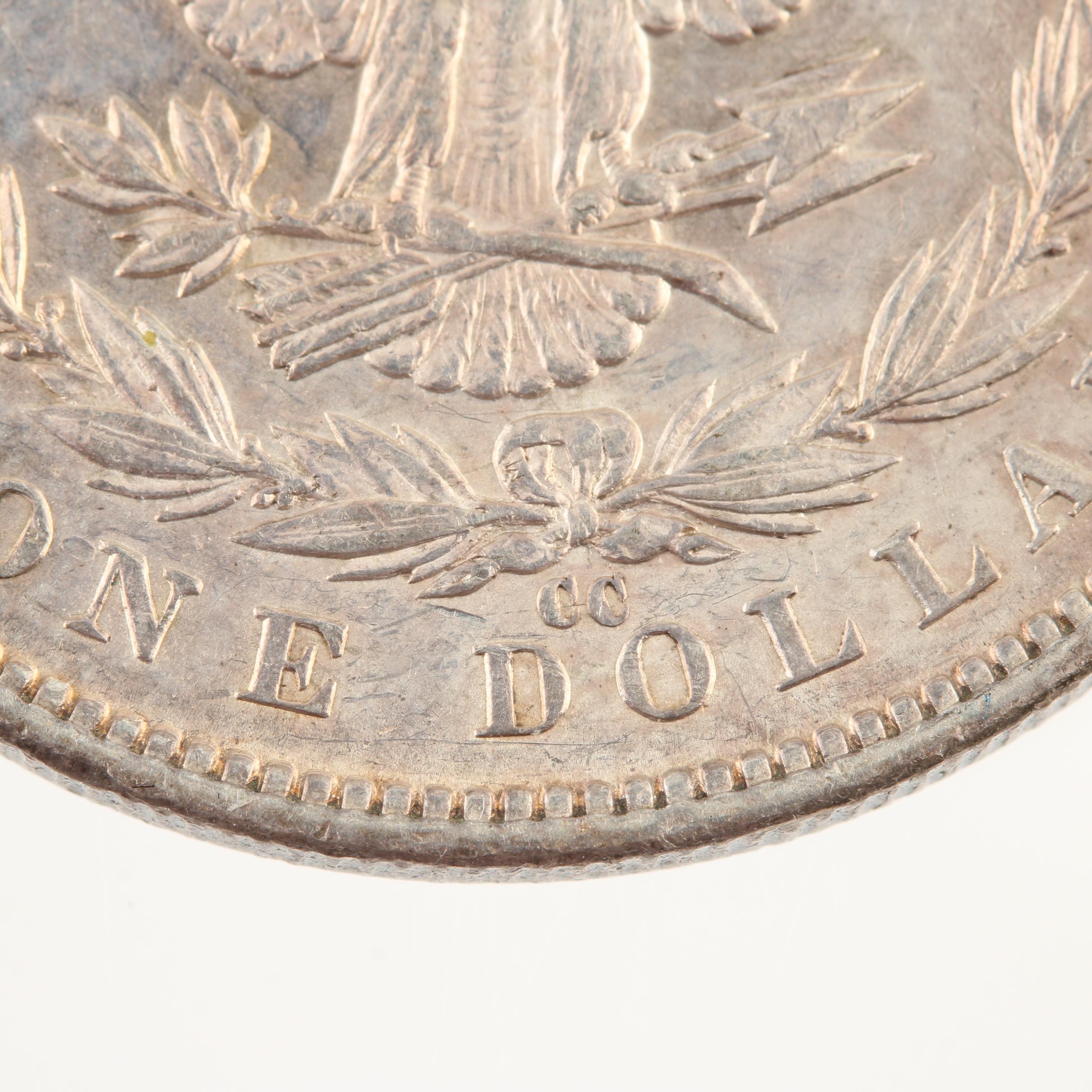 1890-CC Morgan Silver Dollar