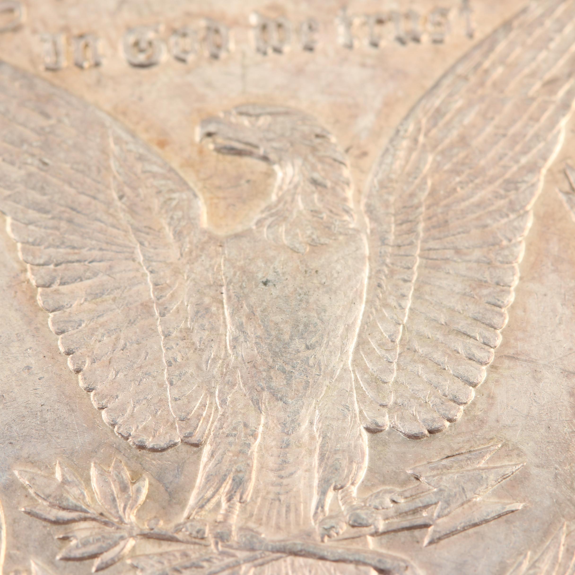 1890-CC Morgan Silver Dollar