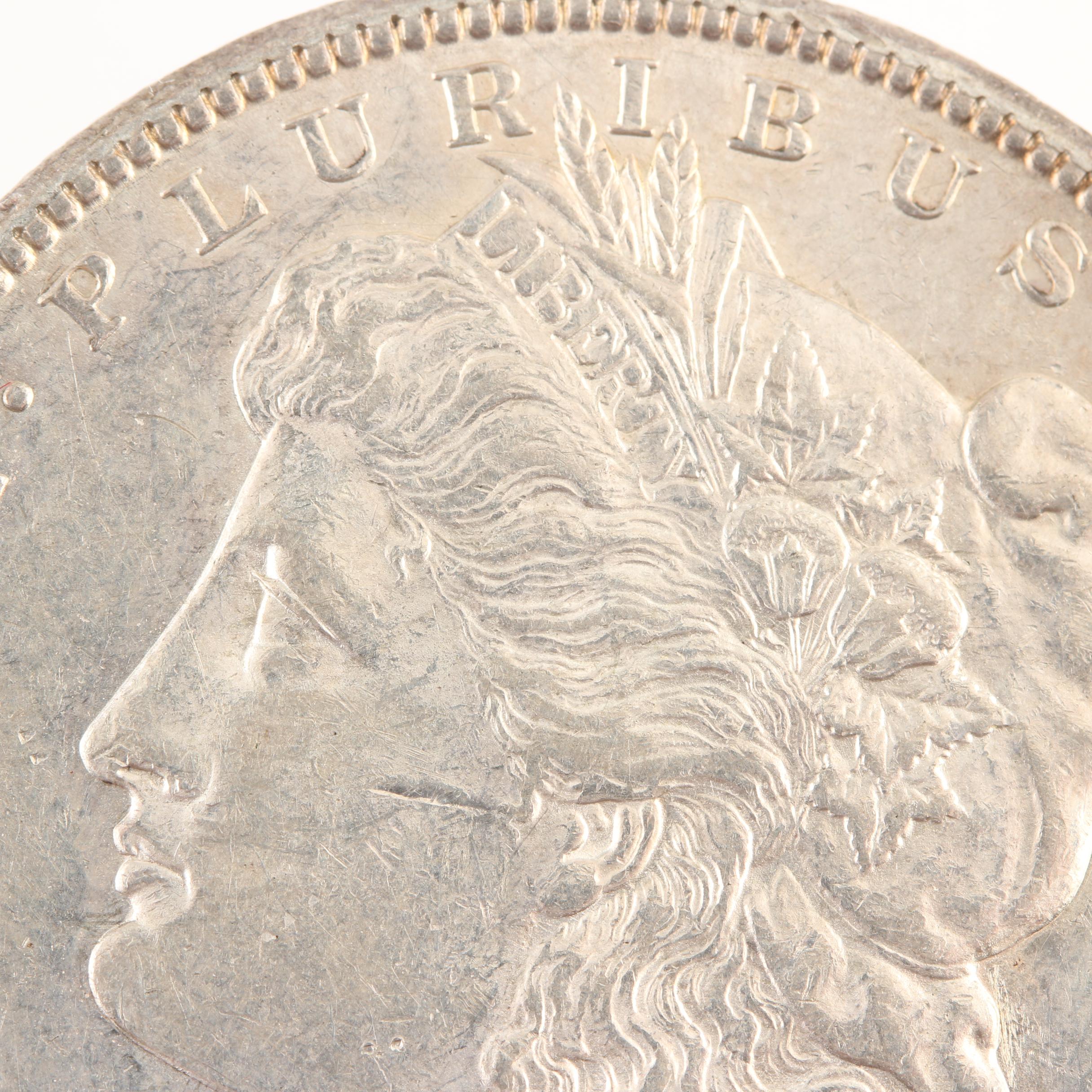 1890-CC Morgan Silver Dollar
