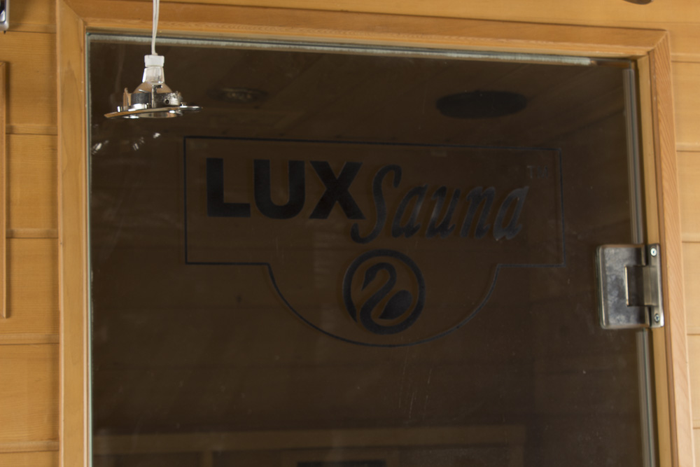 LUX Wooden Infrared Sauna with Oxygen Ionizer and CD Player