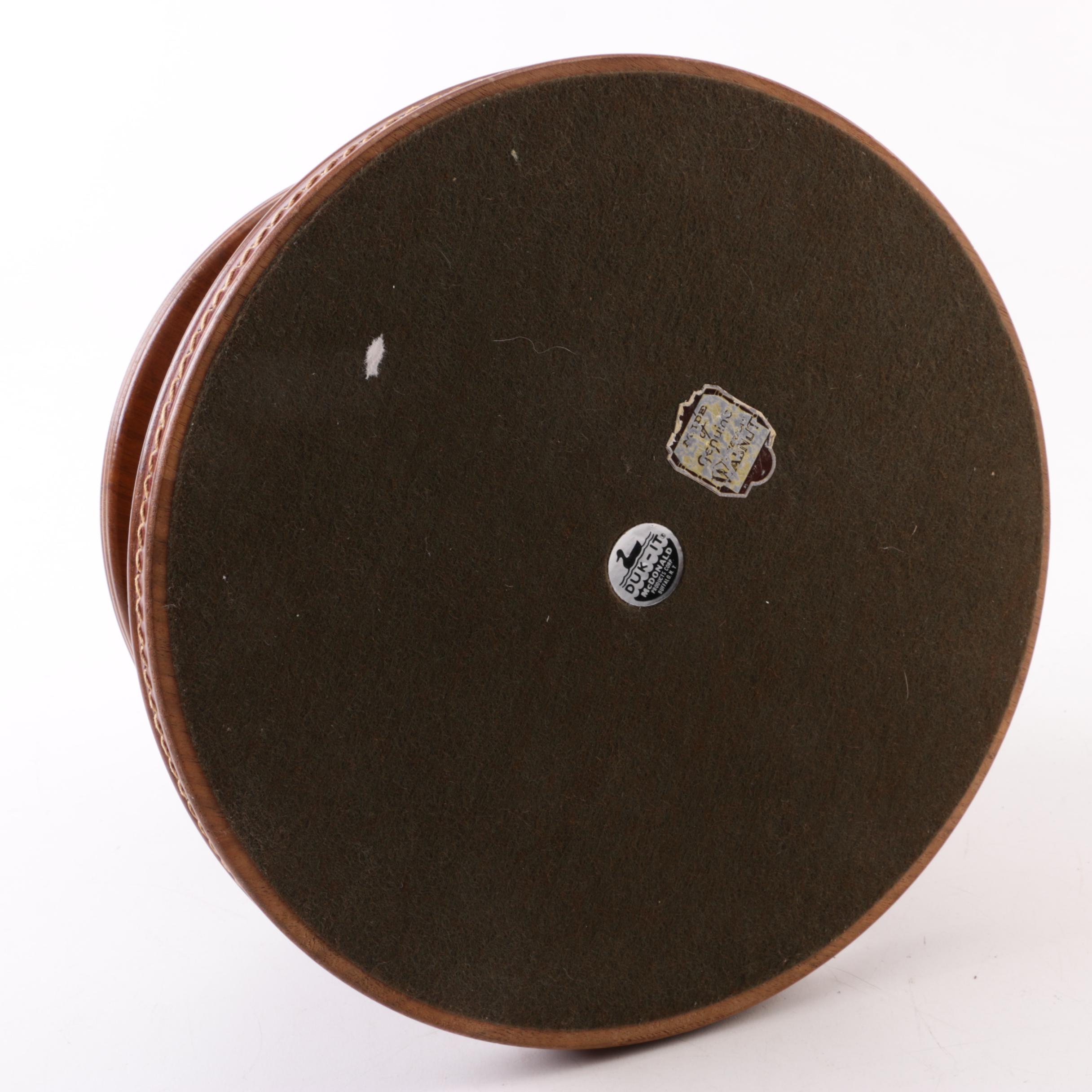 Briar Wood Pipes and Duk-It Walnut Pipe Stand with Humidor