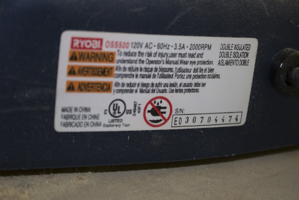 Ryobi Oscillating Spindle Sander