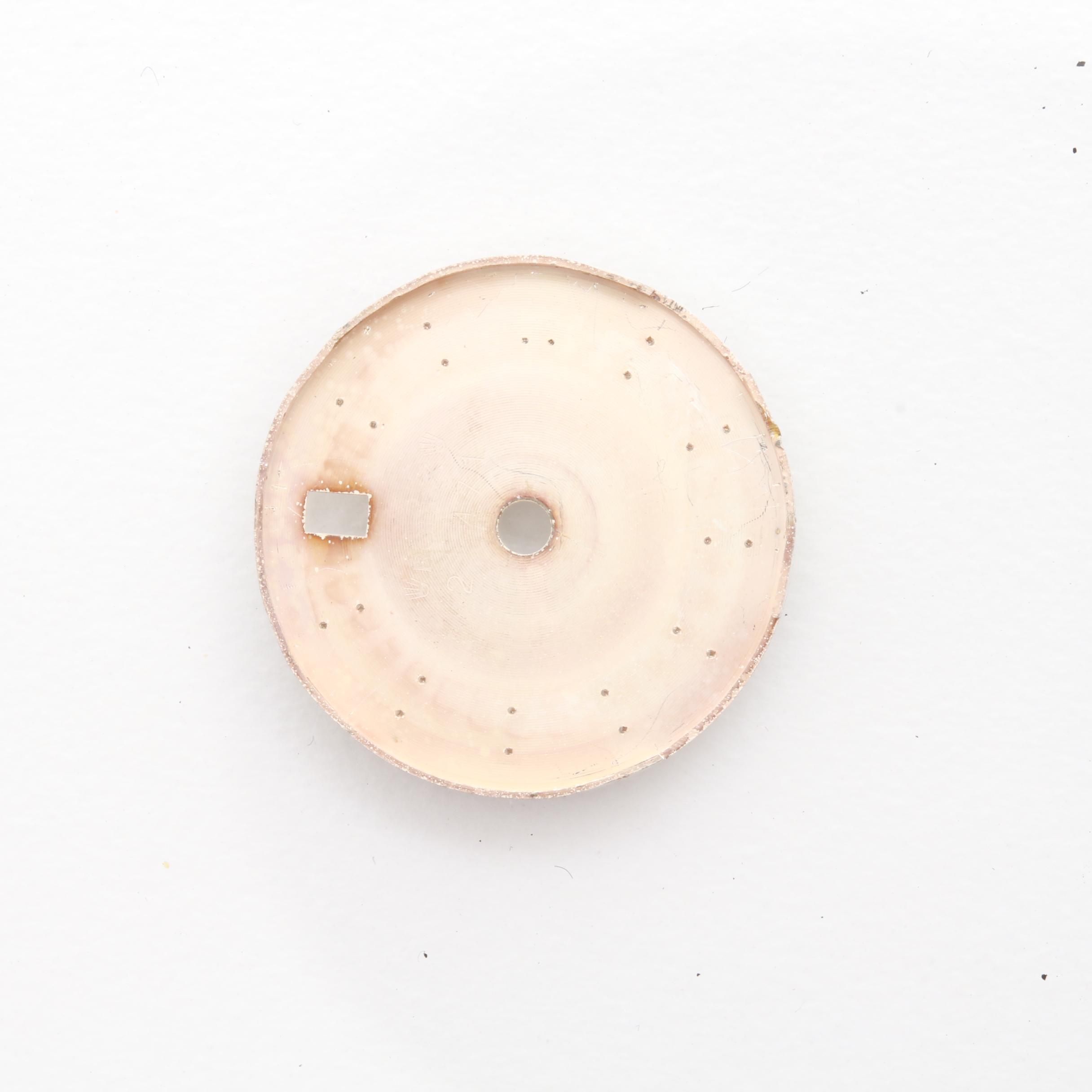 Rolex Oyster Perpetual "Silver Tapestry" Watch Dial