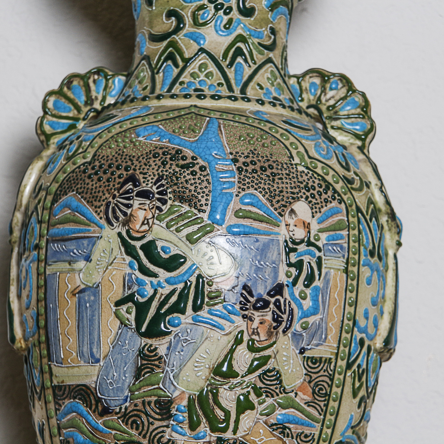 Japanese Moriage Vase