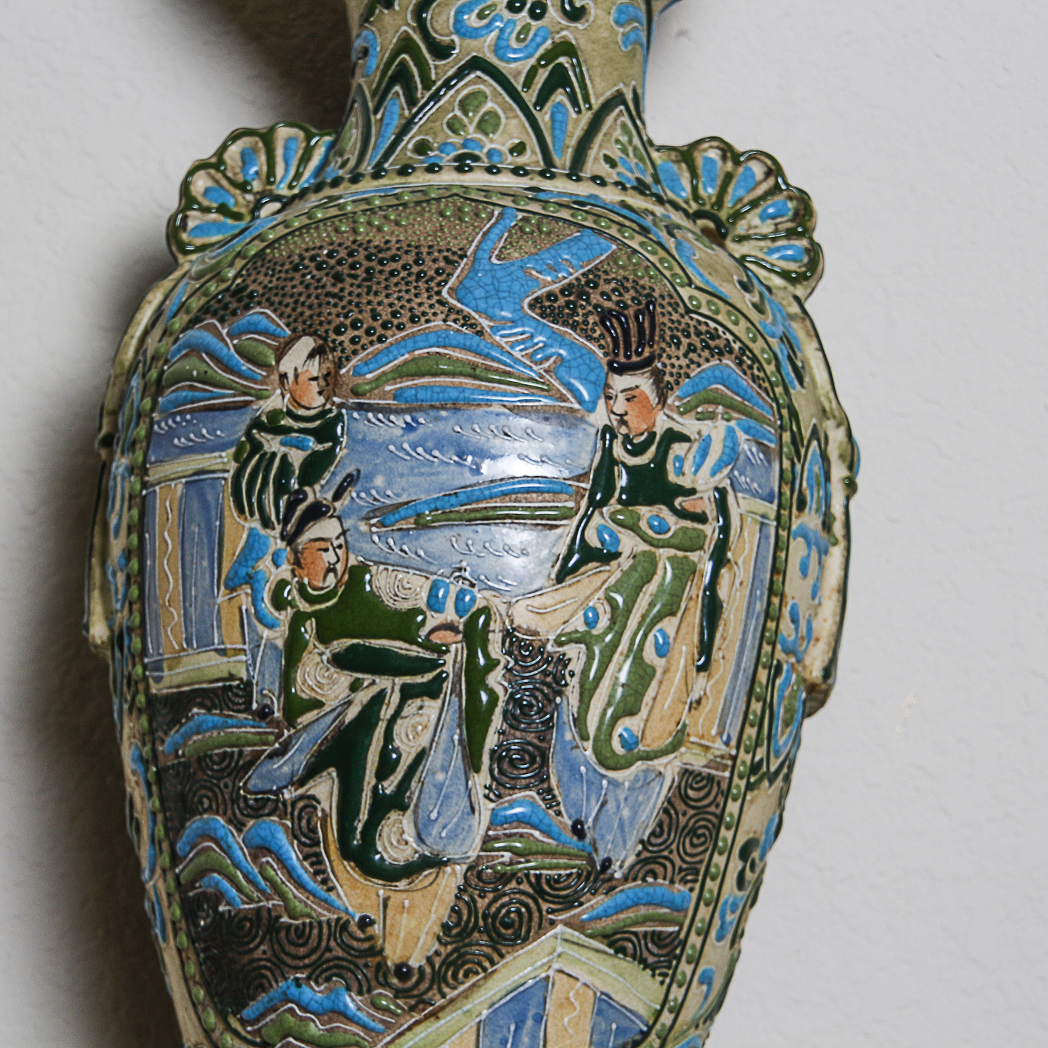 Japanese Moriage Vase