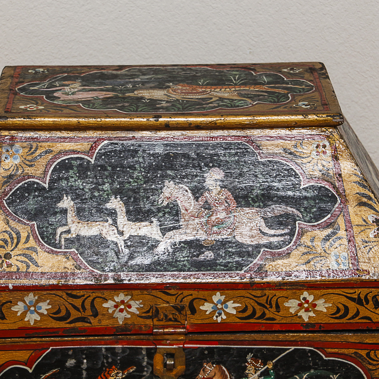 Indo-Persian Hand-Painted Decorative Box