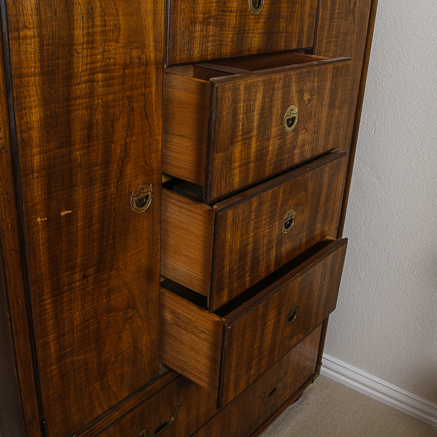 Vintage Campaign Style Cabinet