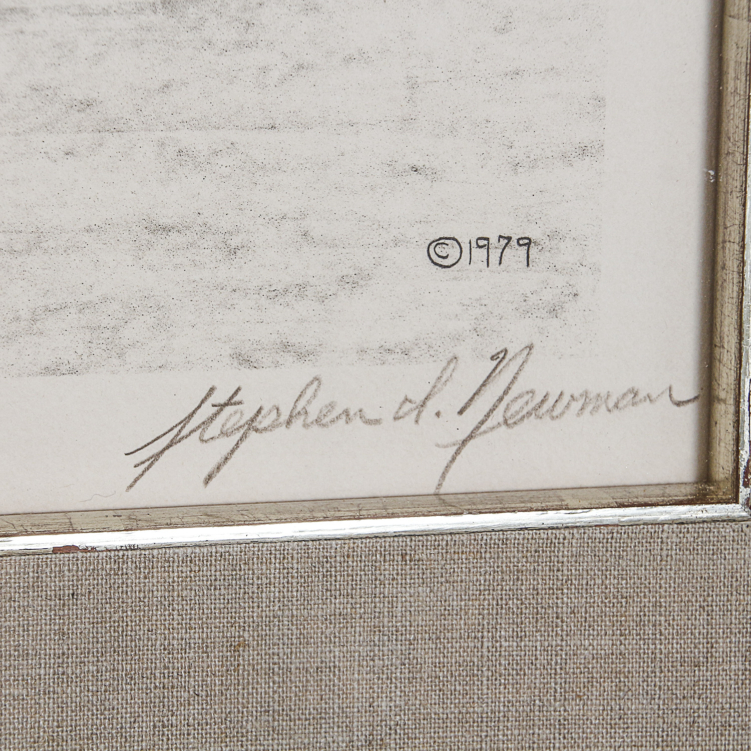 Stephen Newman Lithograph "Calf Roper"