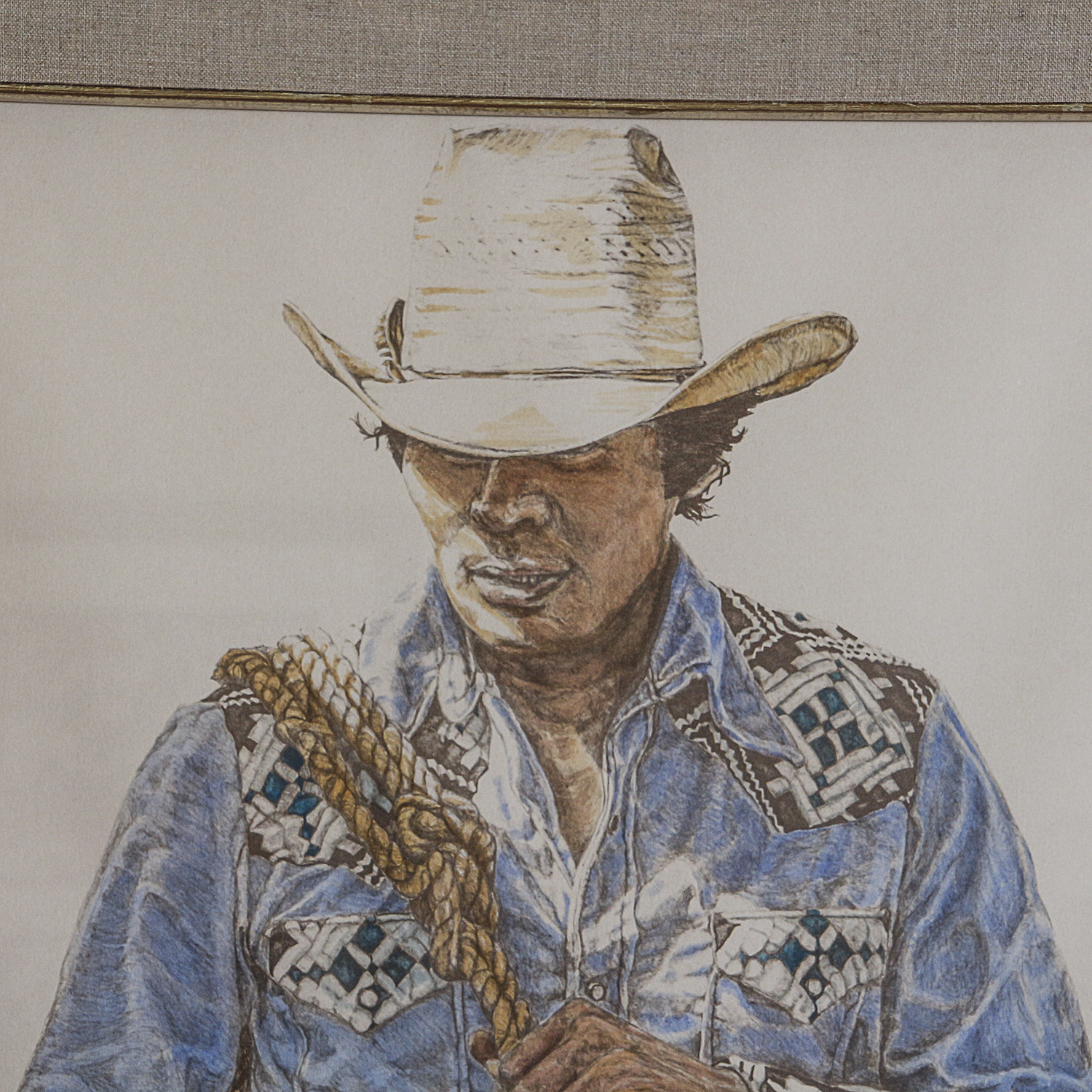 Stephen Newman Lithograph "Gettin' it on Your Mind"