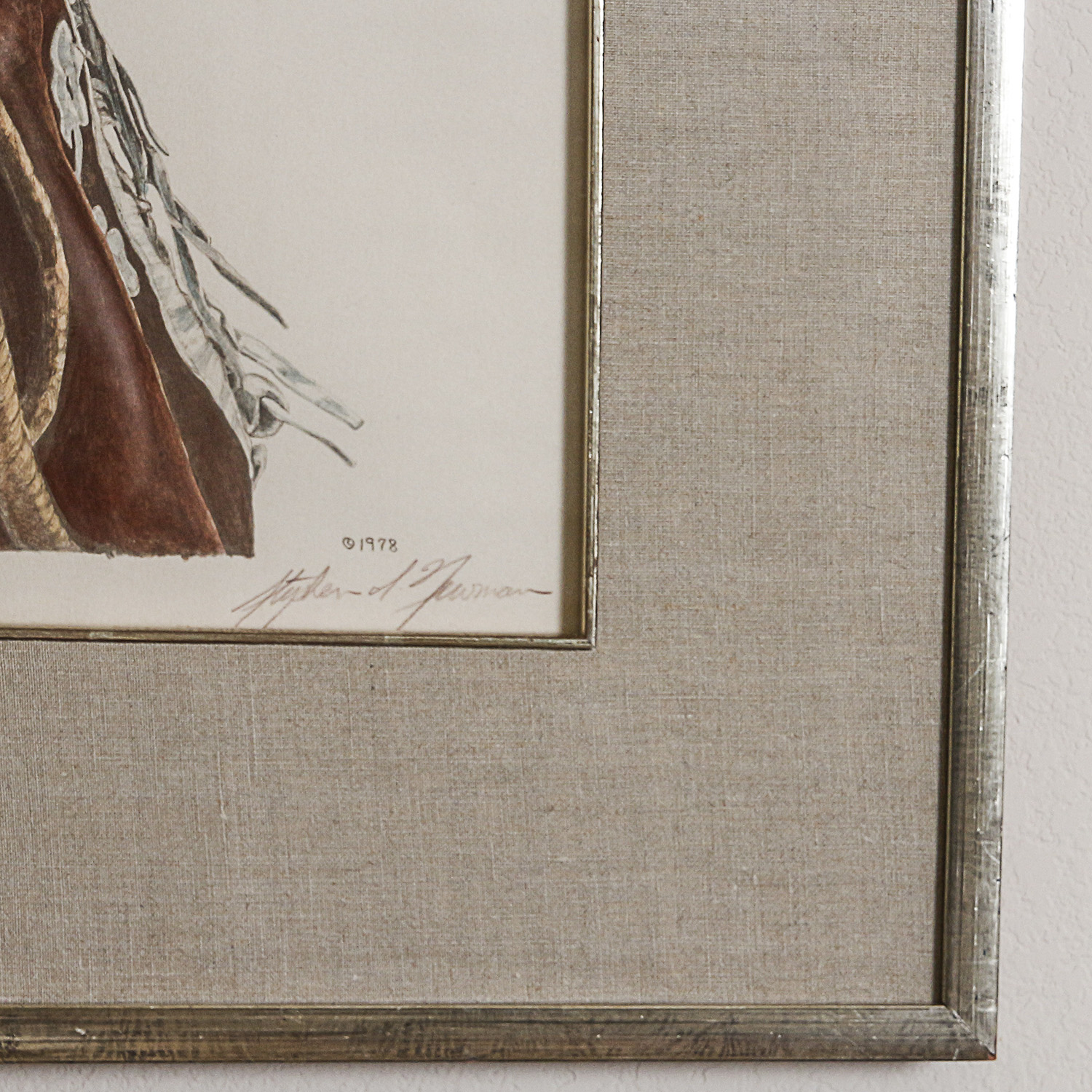 Stephen Newman Lithograph "Gettin' it on Your Mind"