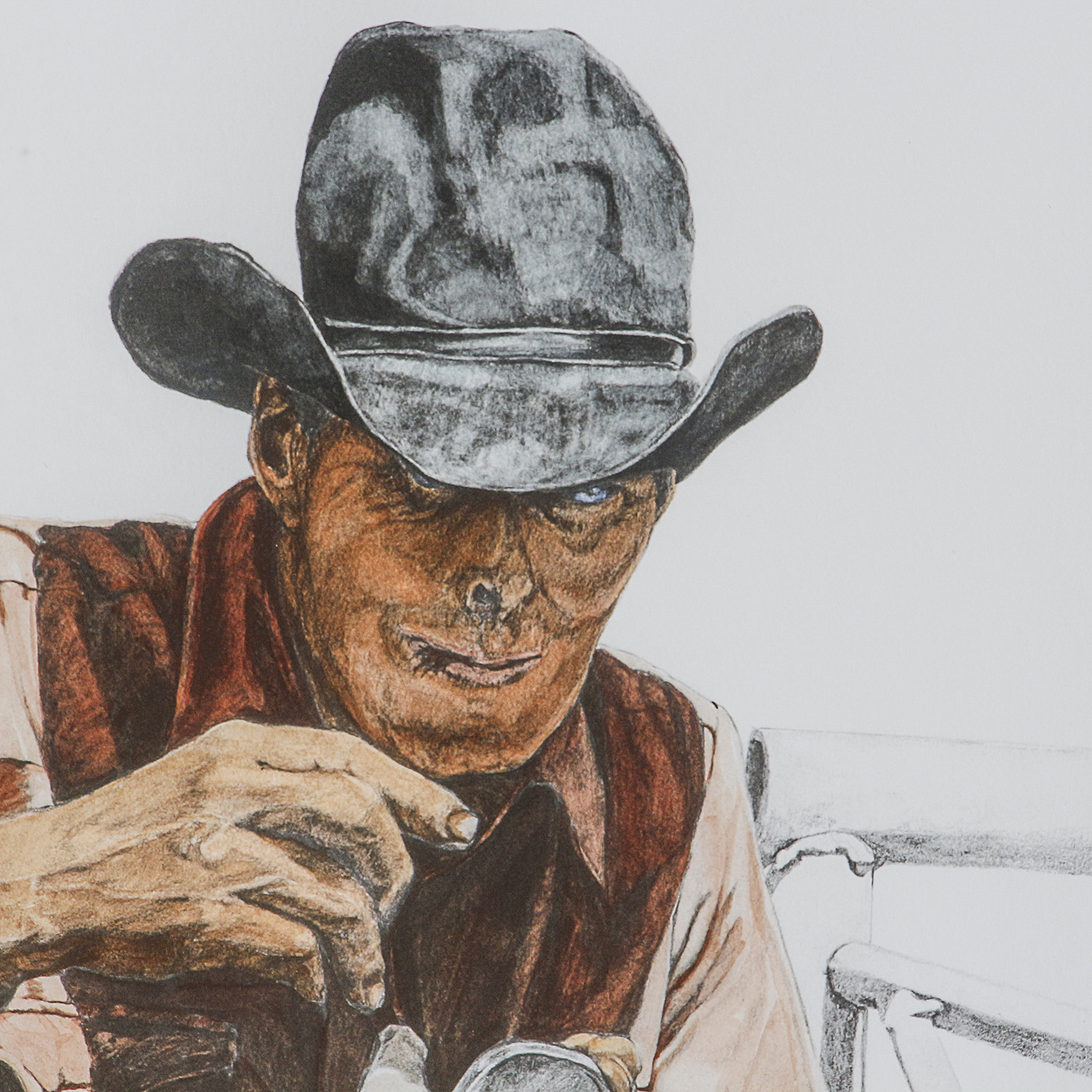 Stephen Newman Lithograph "Take a Chow and Forget it"