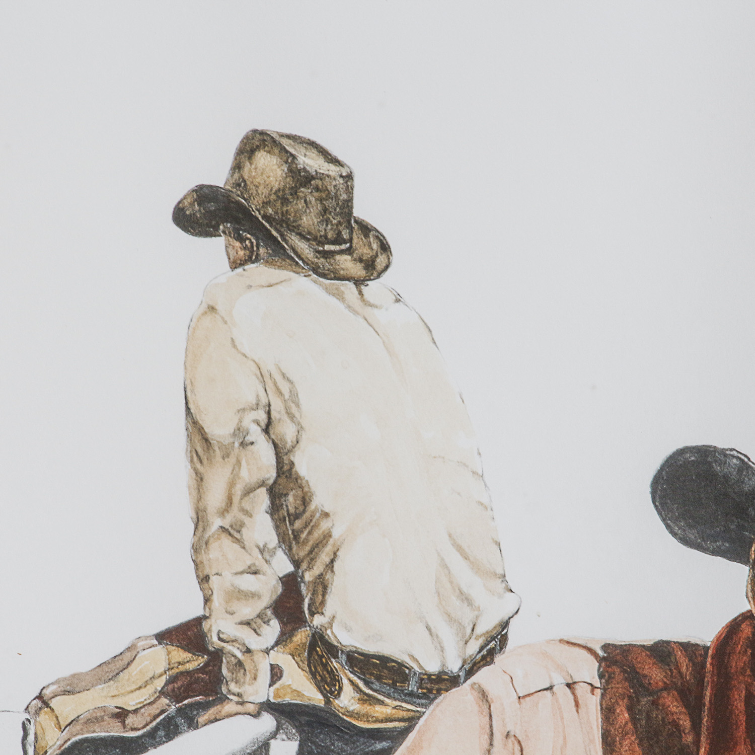 Stephen Newman Lithograph "Take a Chow and Forget it"