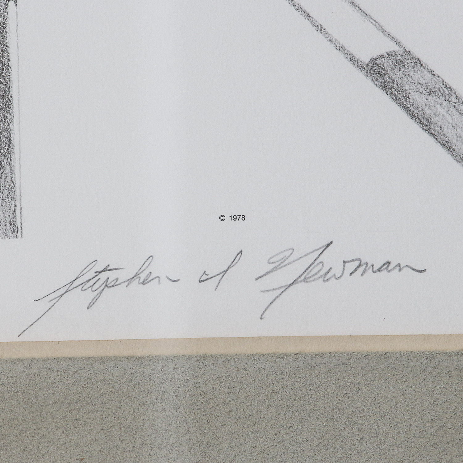 Stephen Newman Lithograph "Take a Chow and Forget it"