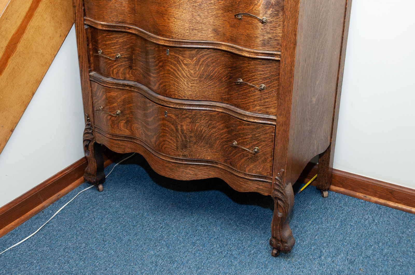 Vintage Tiger Oak Chest of Drawers