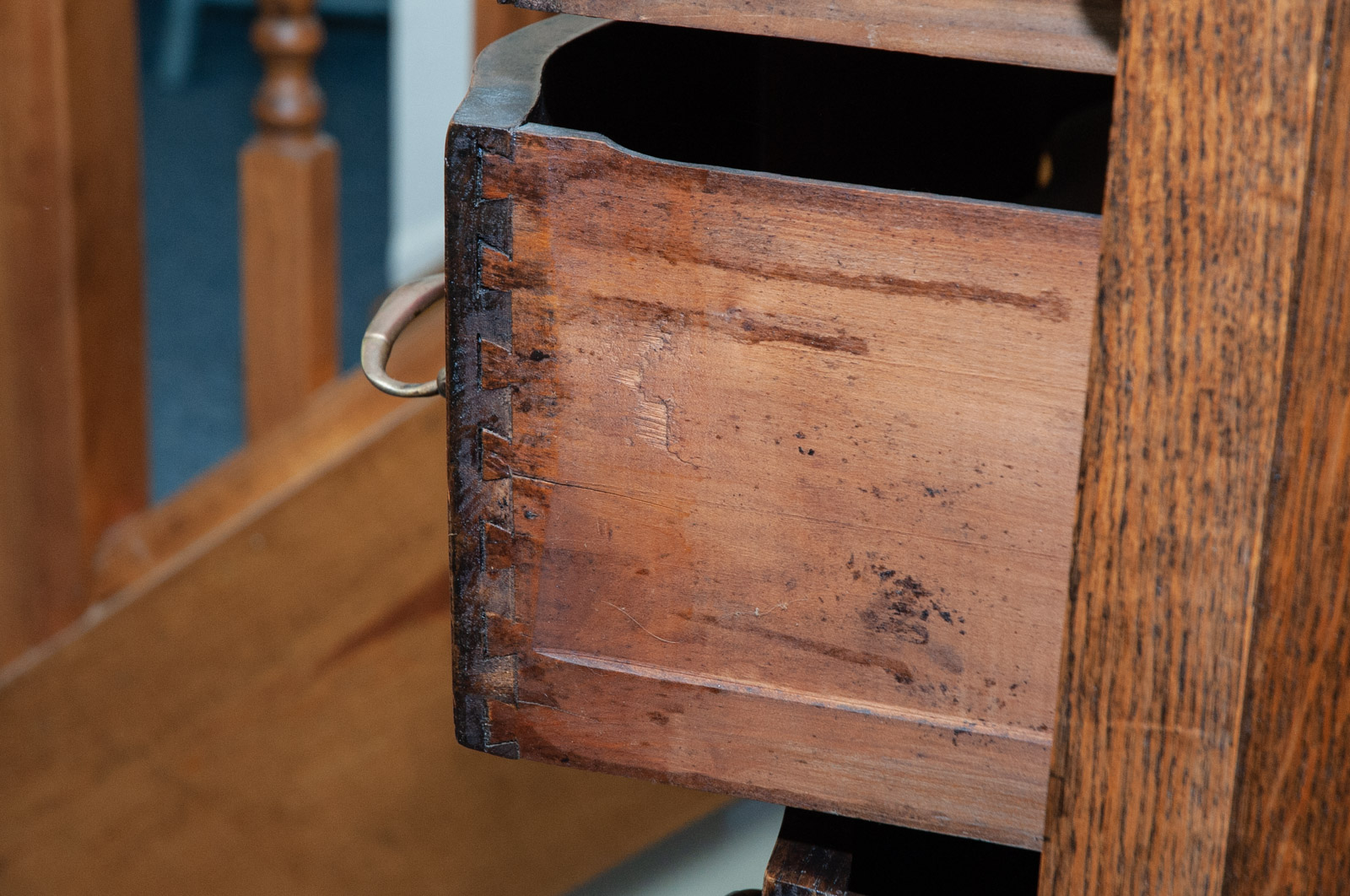 Vintage Tiger Oak Chest of Drawers