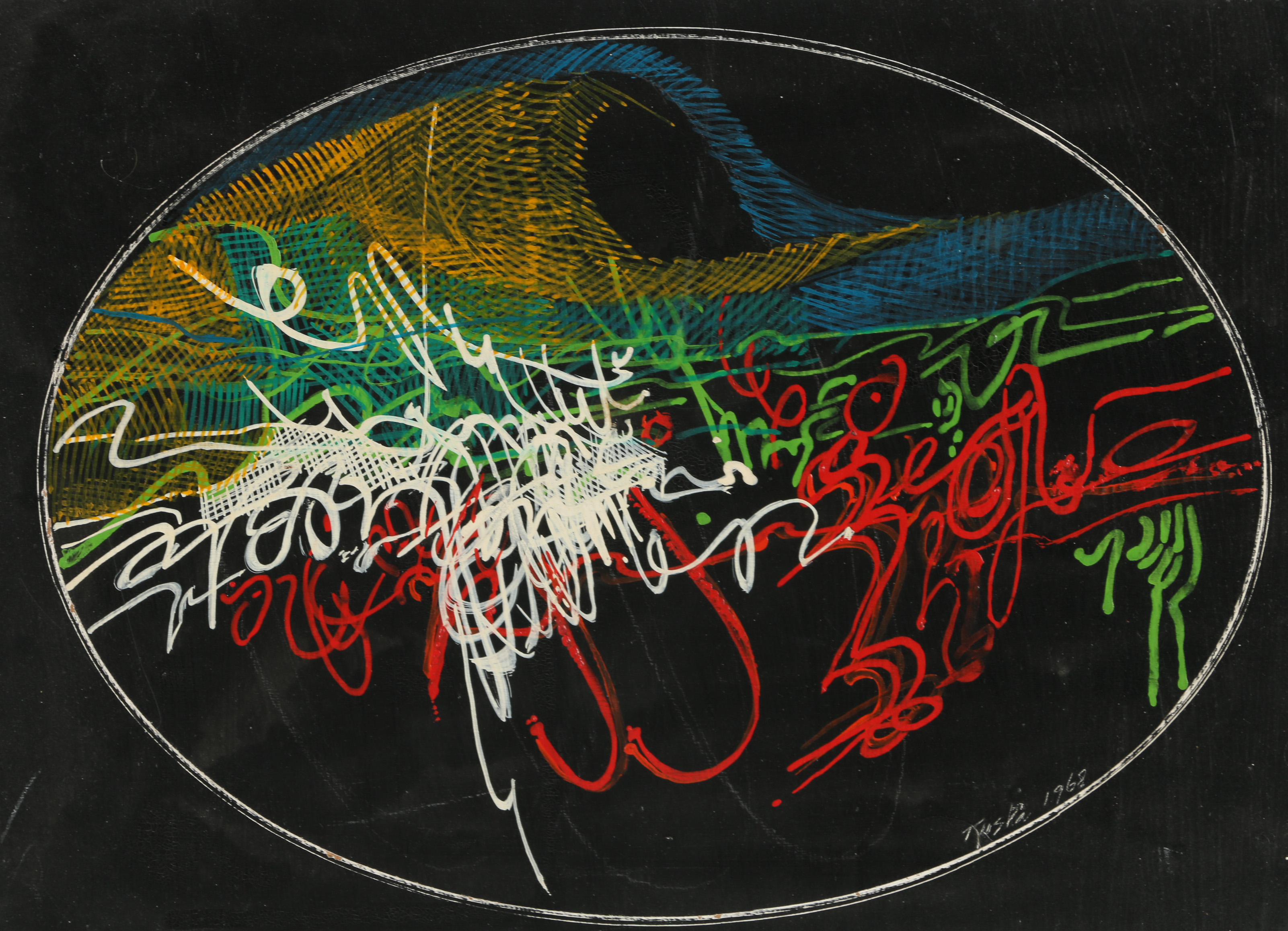 John Tuska Mixed Media Paintings