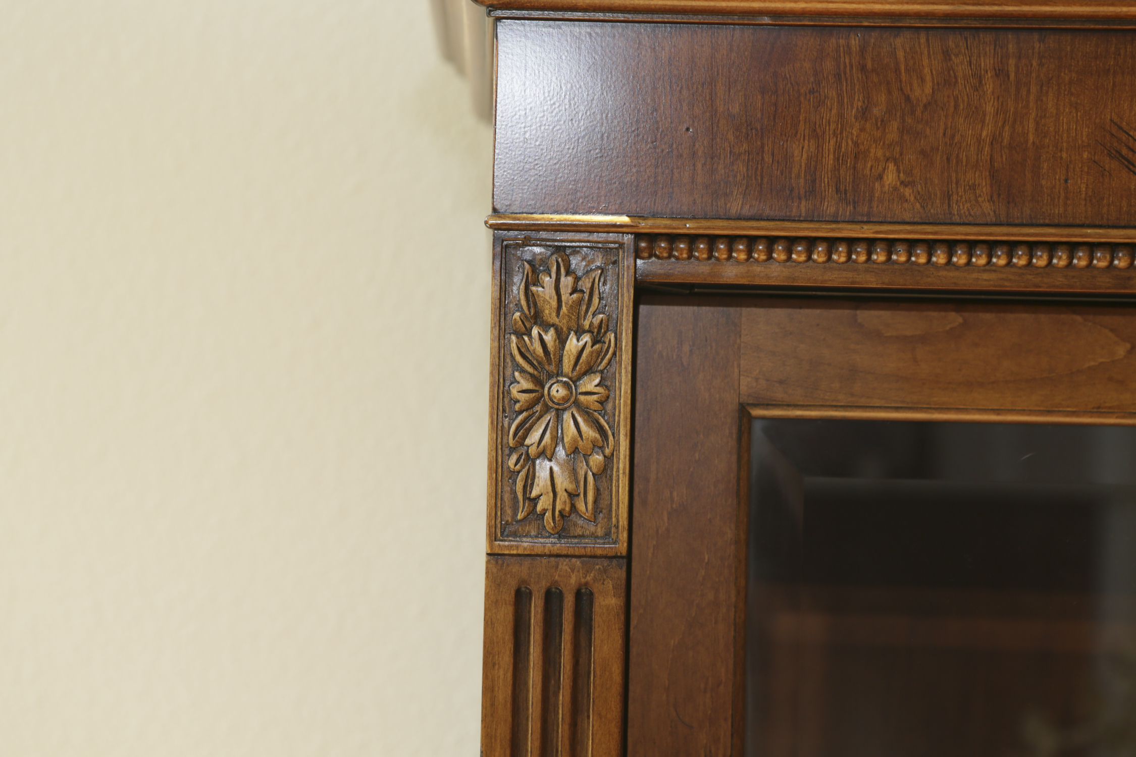 Ethan Allen Glass Front Display Cabinet