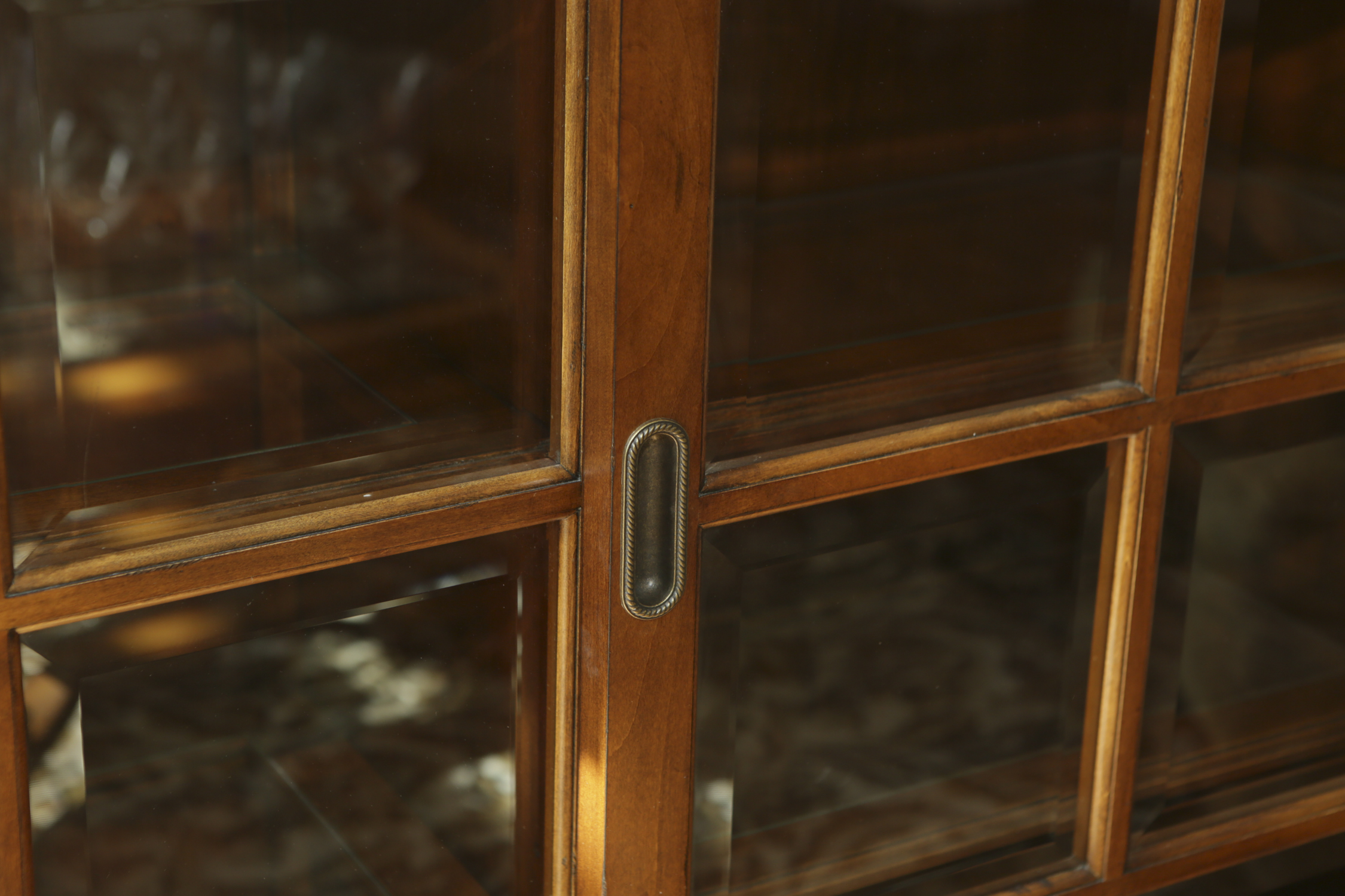 Ethan Allen Glass Front Display Cabinet
