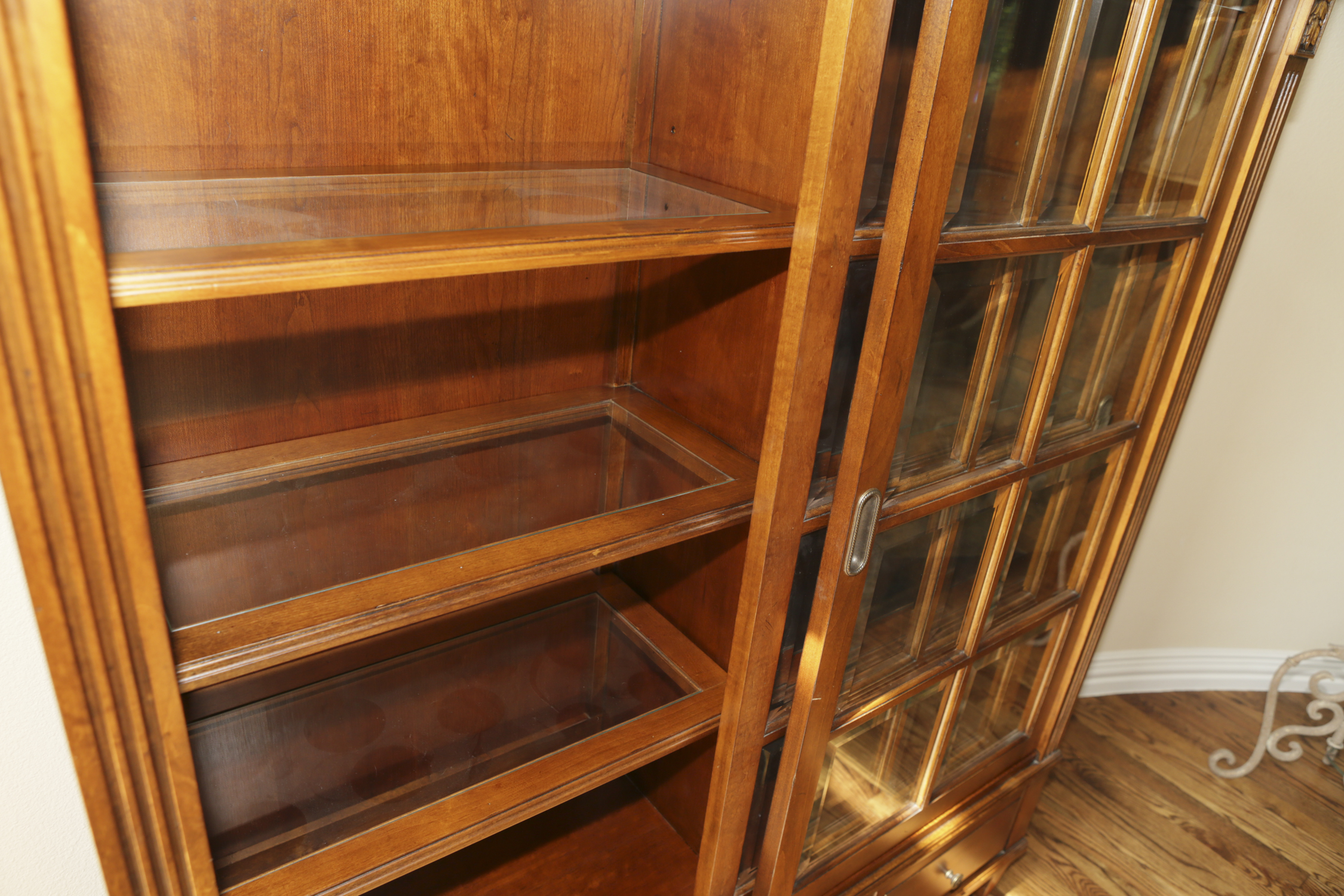 Ethan Allen Glass Front Display Cabinet