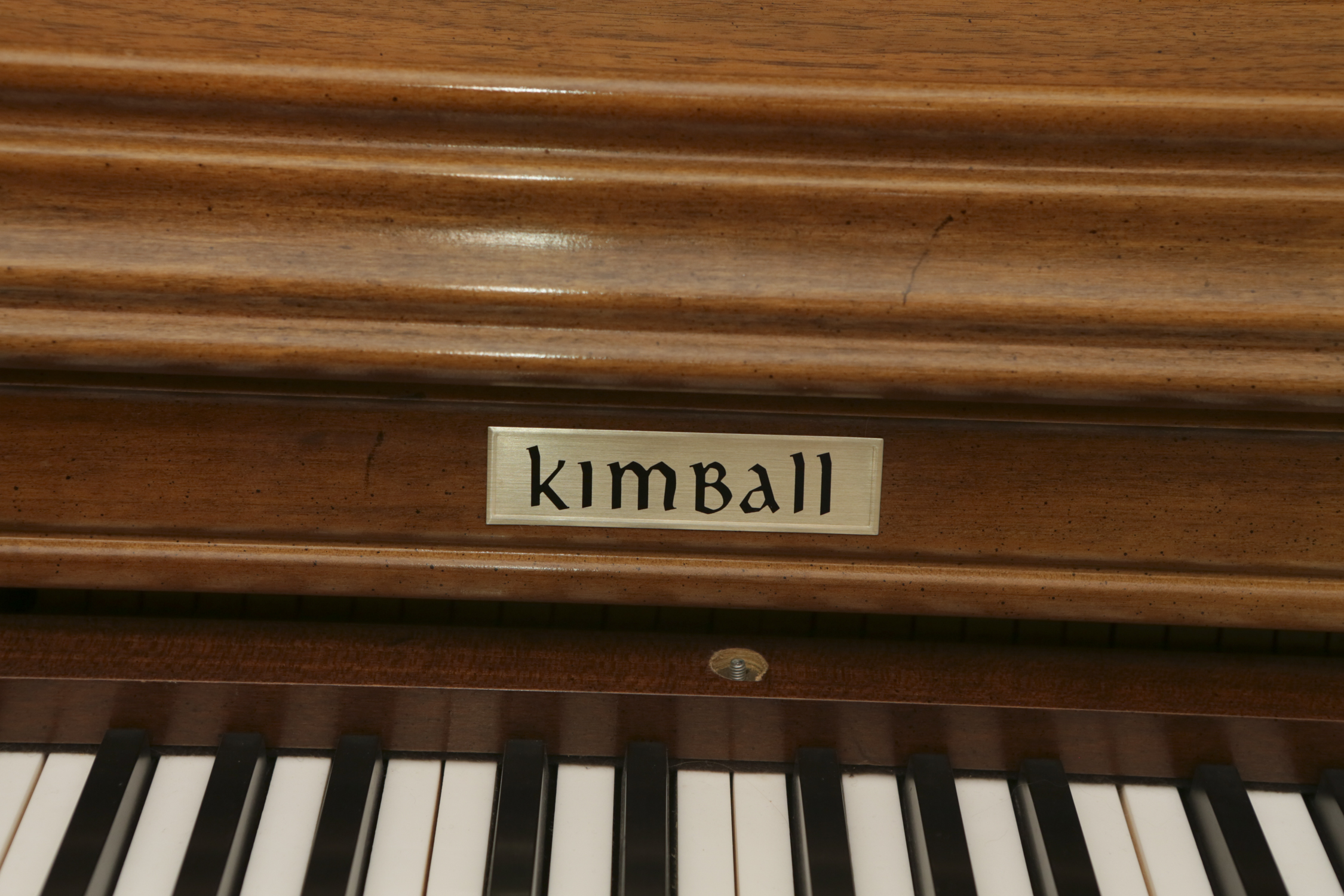 Vintage Kimball Artist Console Upright Piano With Bench