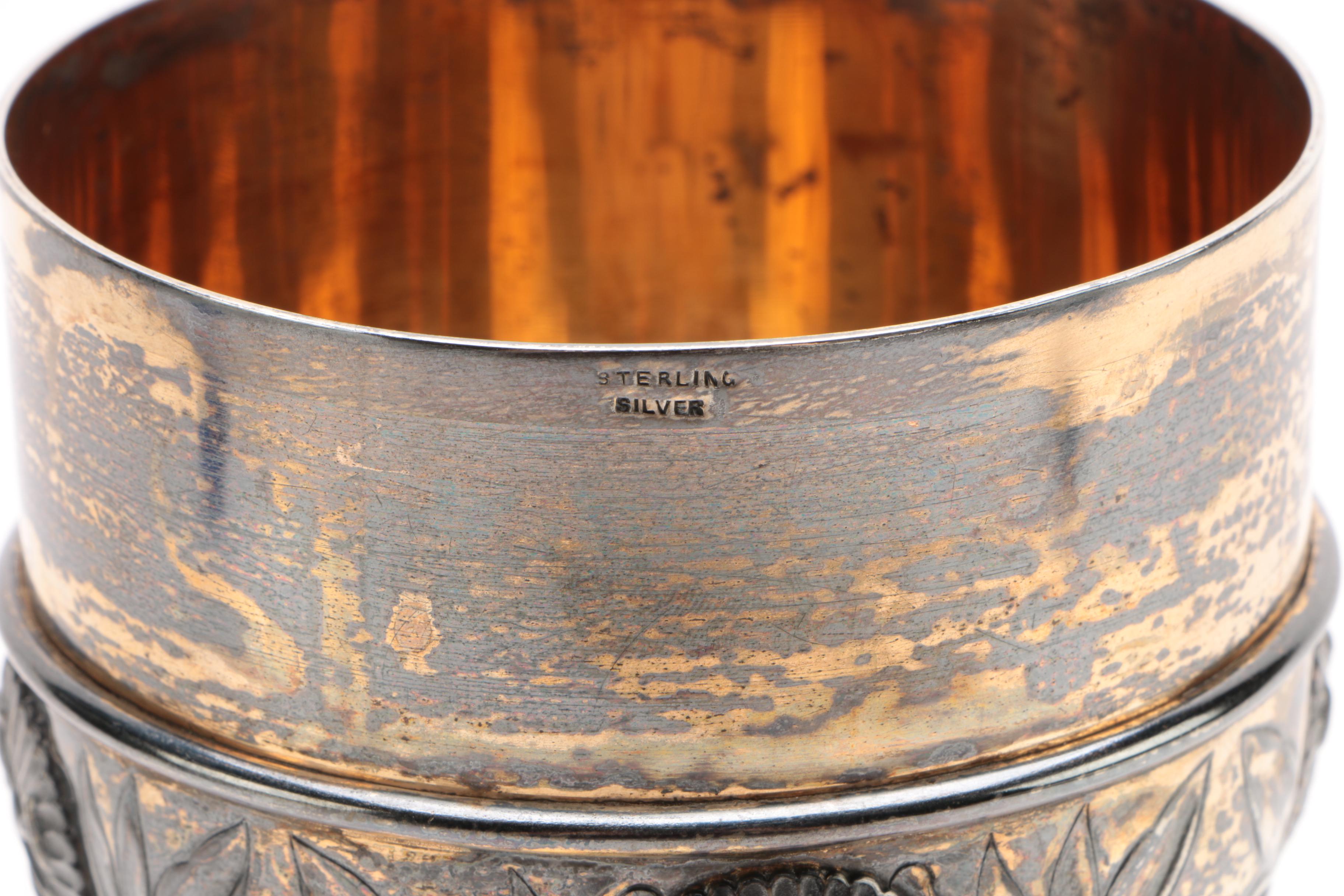 Benziger Bros Gold Washed Sterling Silver Altar Chalice