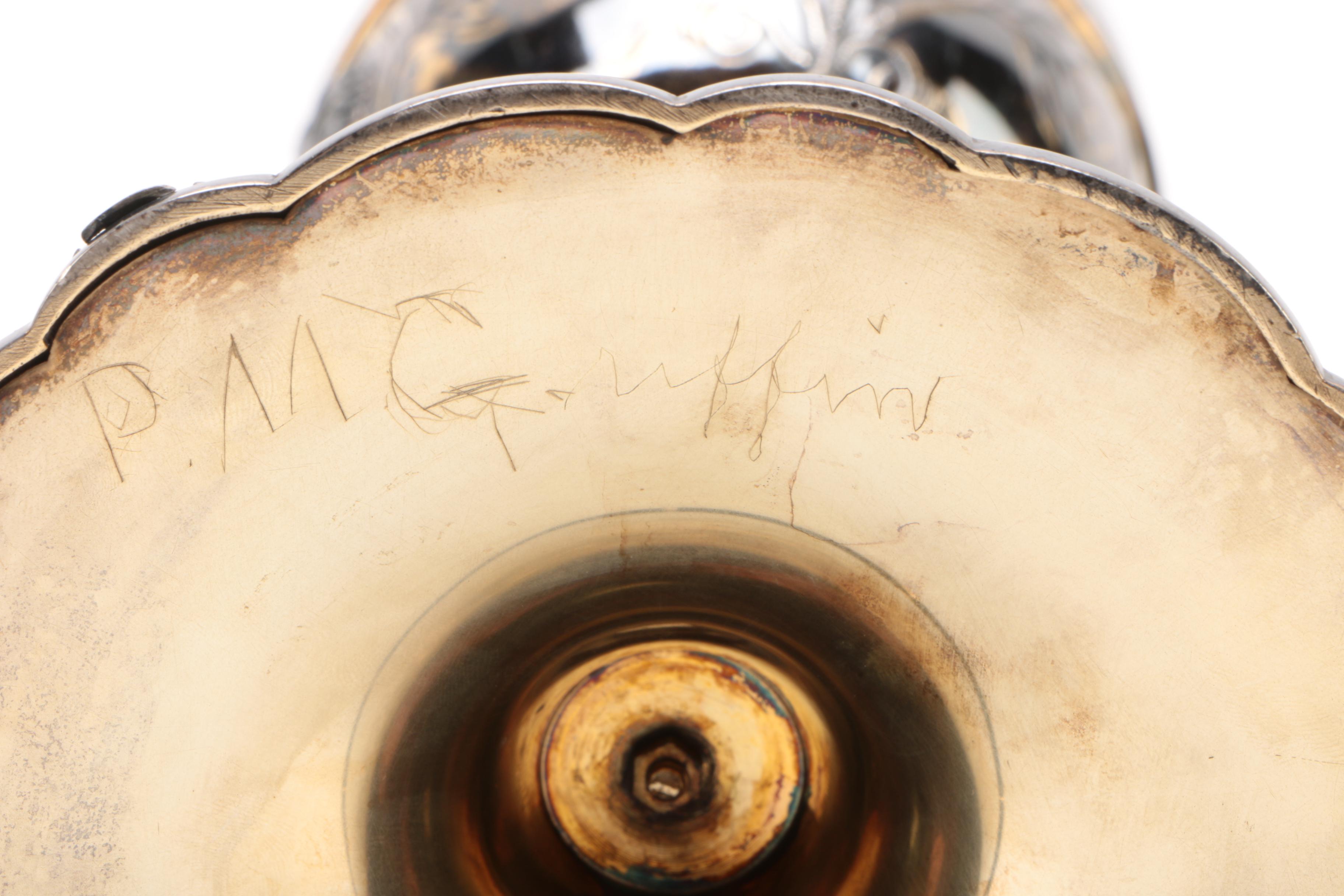 Benziger Bros Gold Washed Sterling Silver Altar Chalice