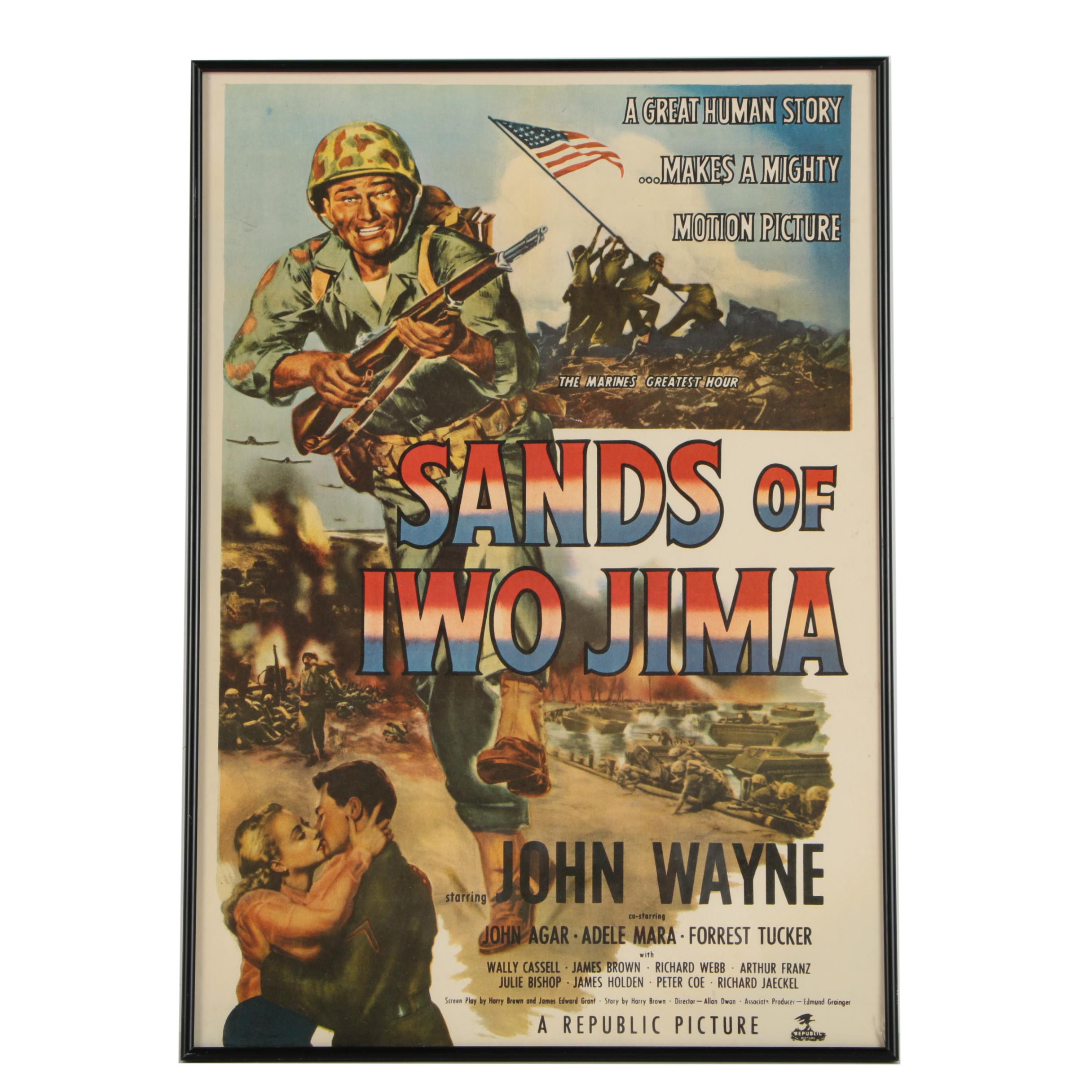 Movie Poster "Sands of Iwo Jima"
