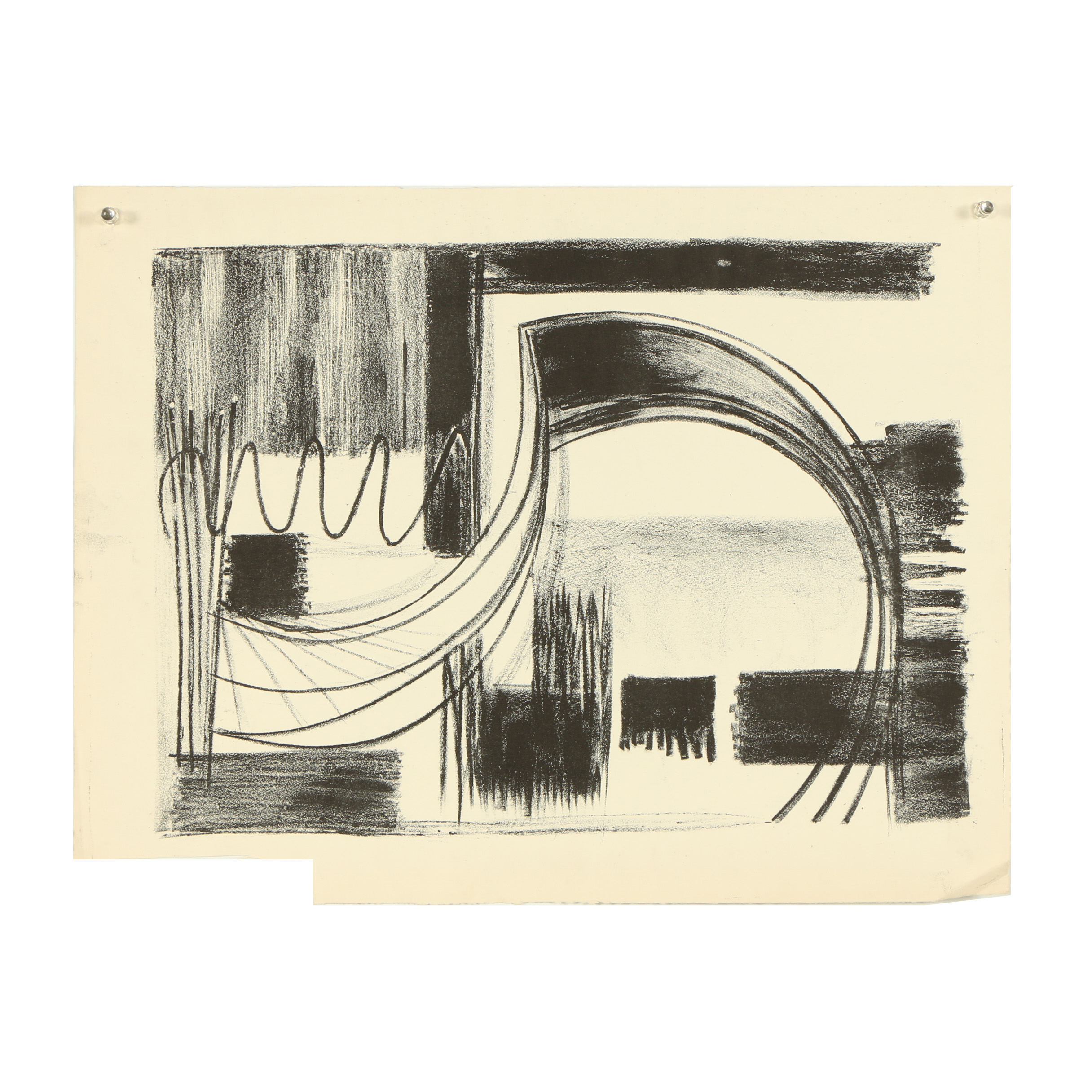 Arthur Helwig Lithograph "Composition"