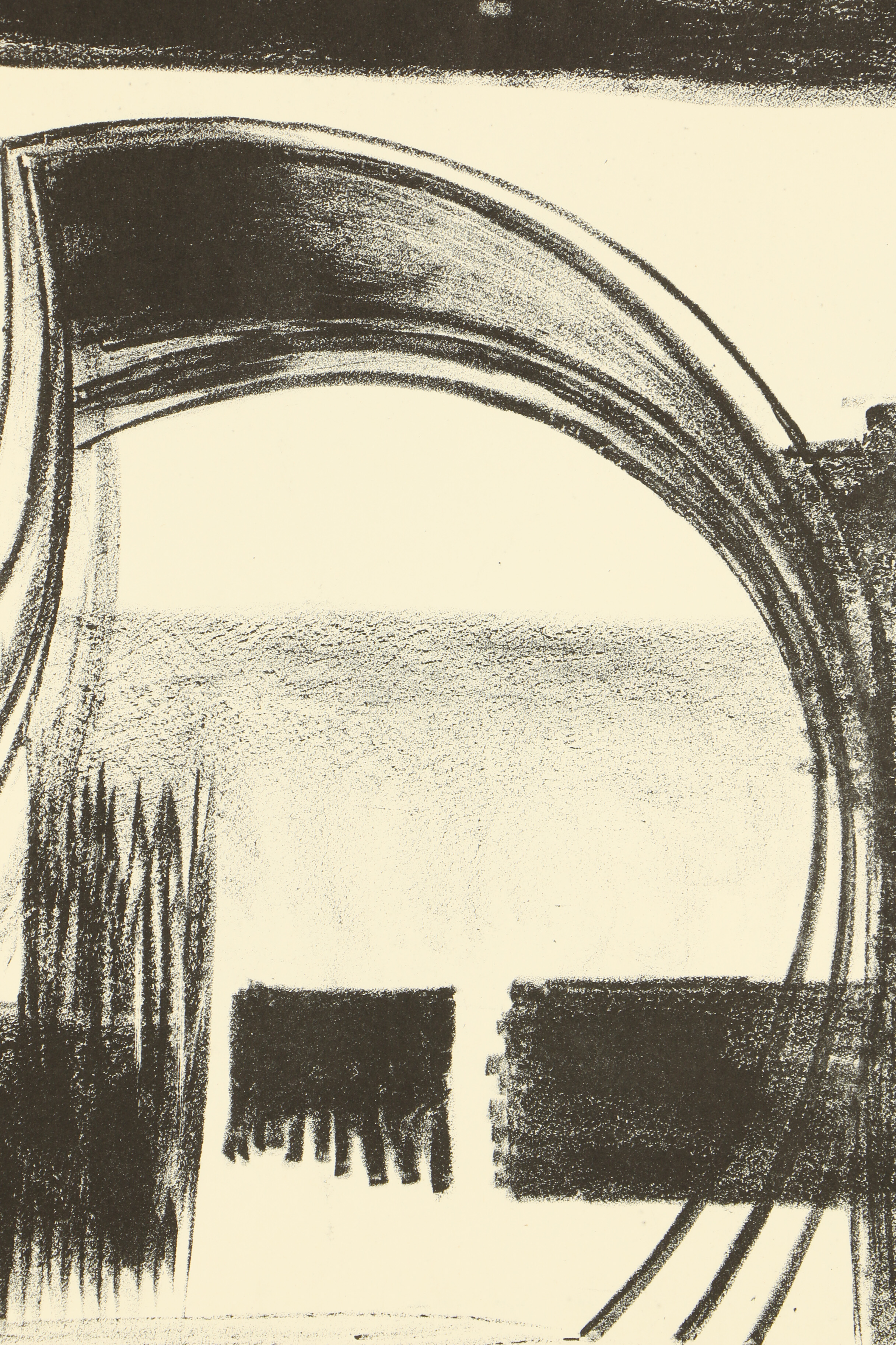 Arthur Helwig Lithograph "Composition"