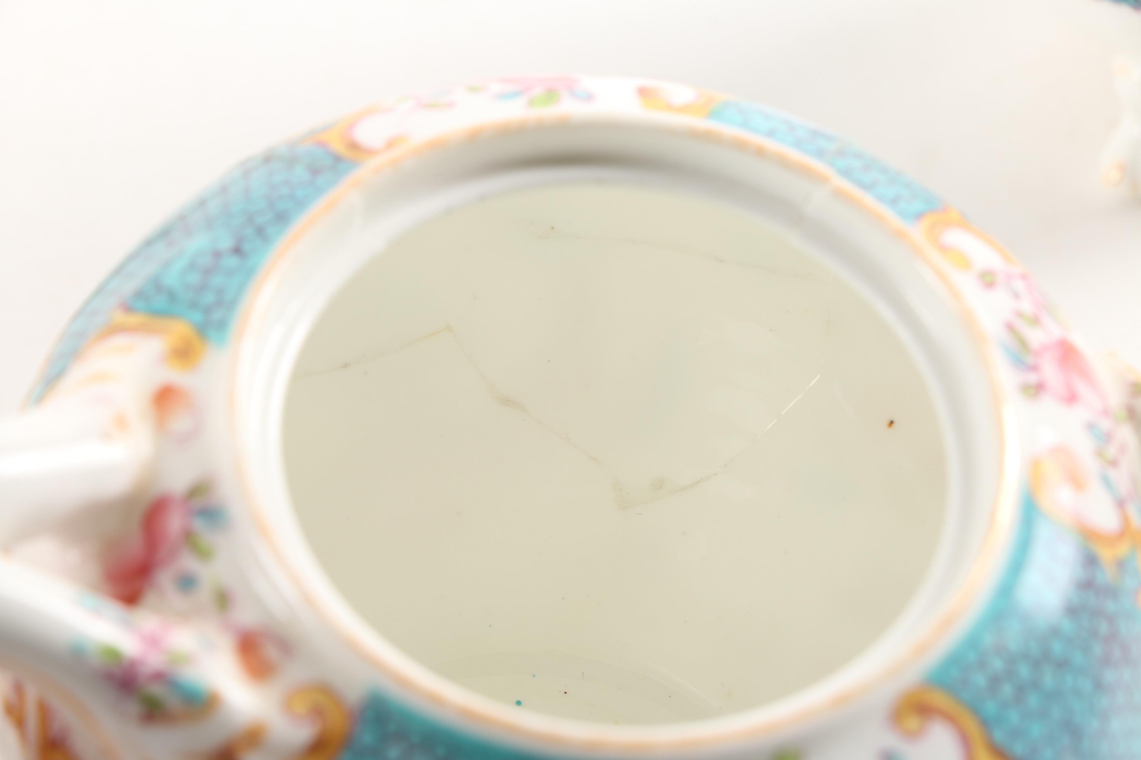 Antique Minton "Cockatrice" Porcelain Breakfast Service