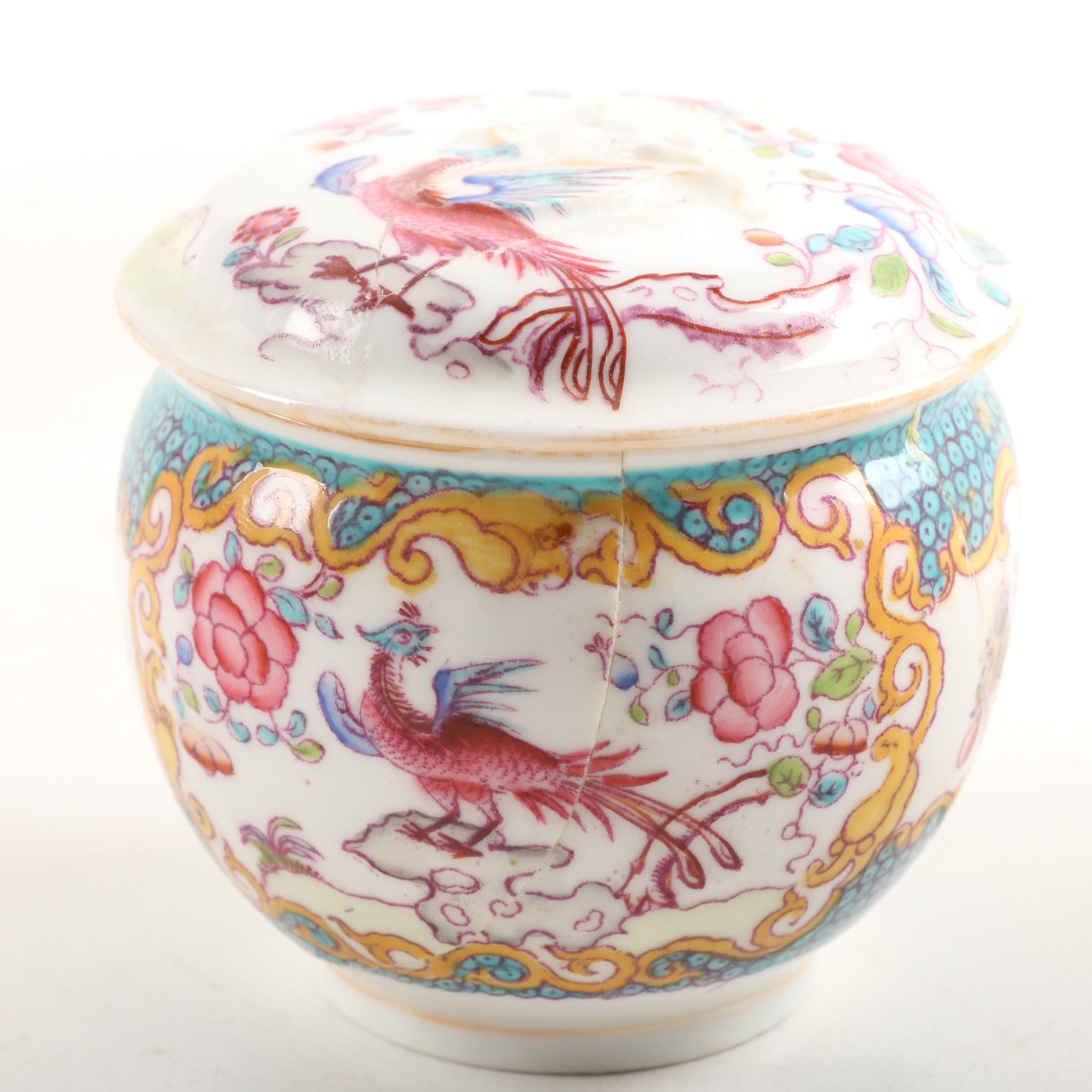 Antique Minton "Cockatrice" Porcelain Breakfast Service