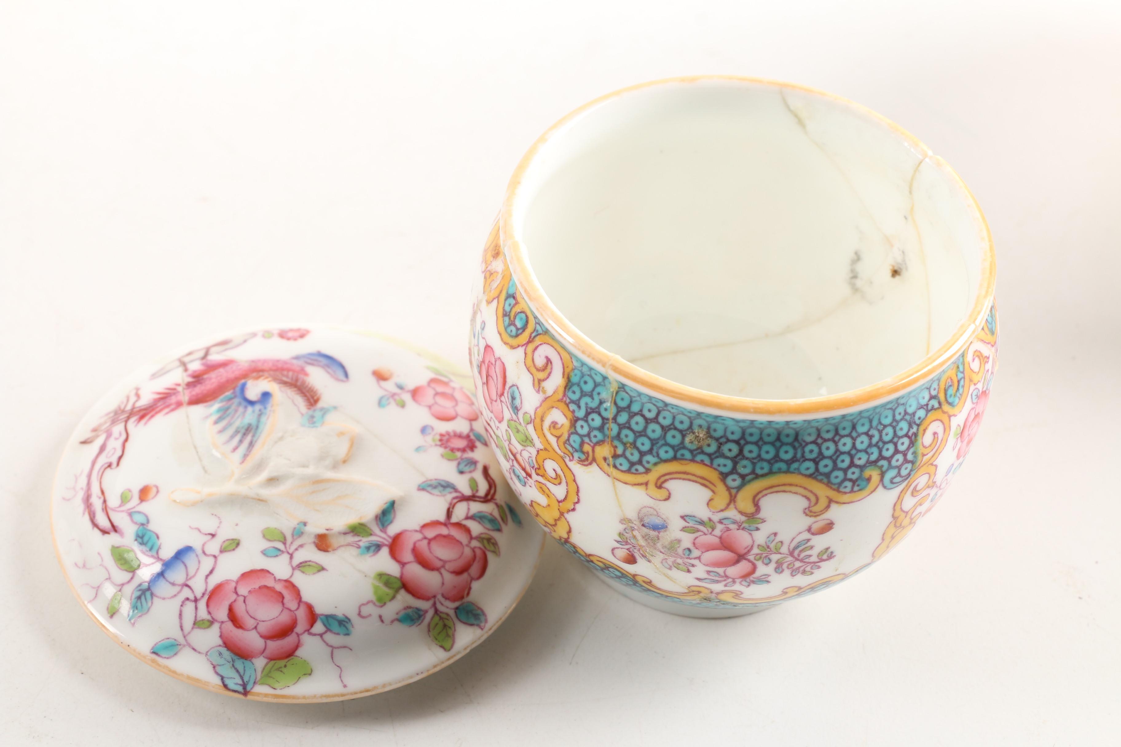 Antique Minton "Cockatrice" Porcelain Breakfast Service