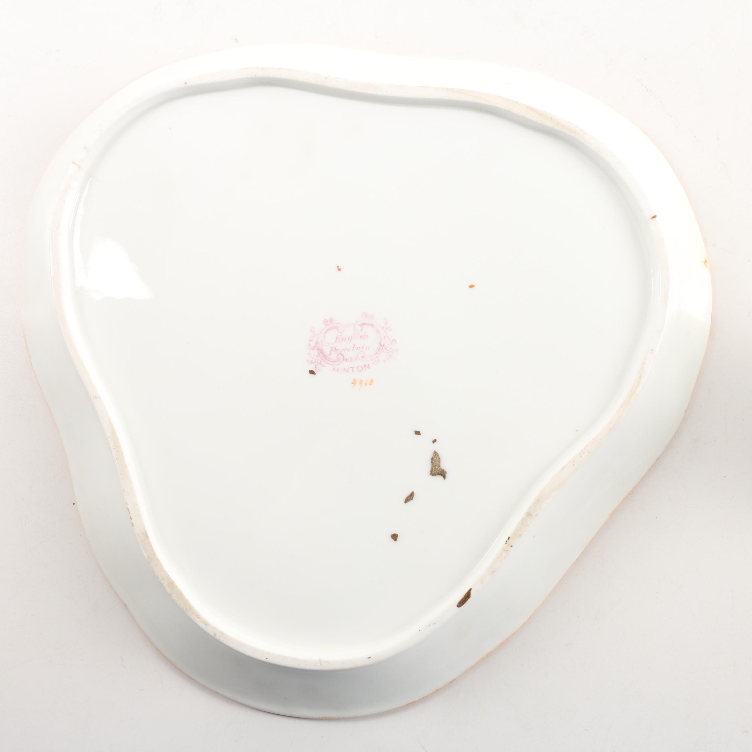 Antique Minton "Cockatrice" Porcelain Breakfast Service