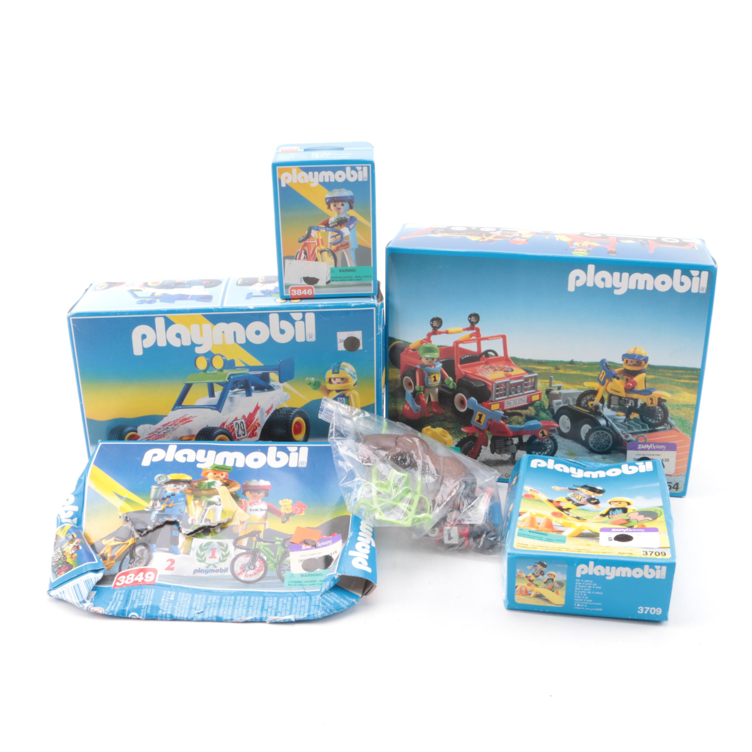 Playmobil Race Car and Other Vehicles
