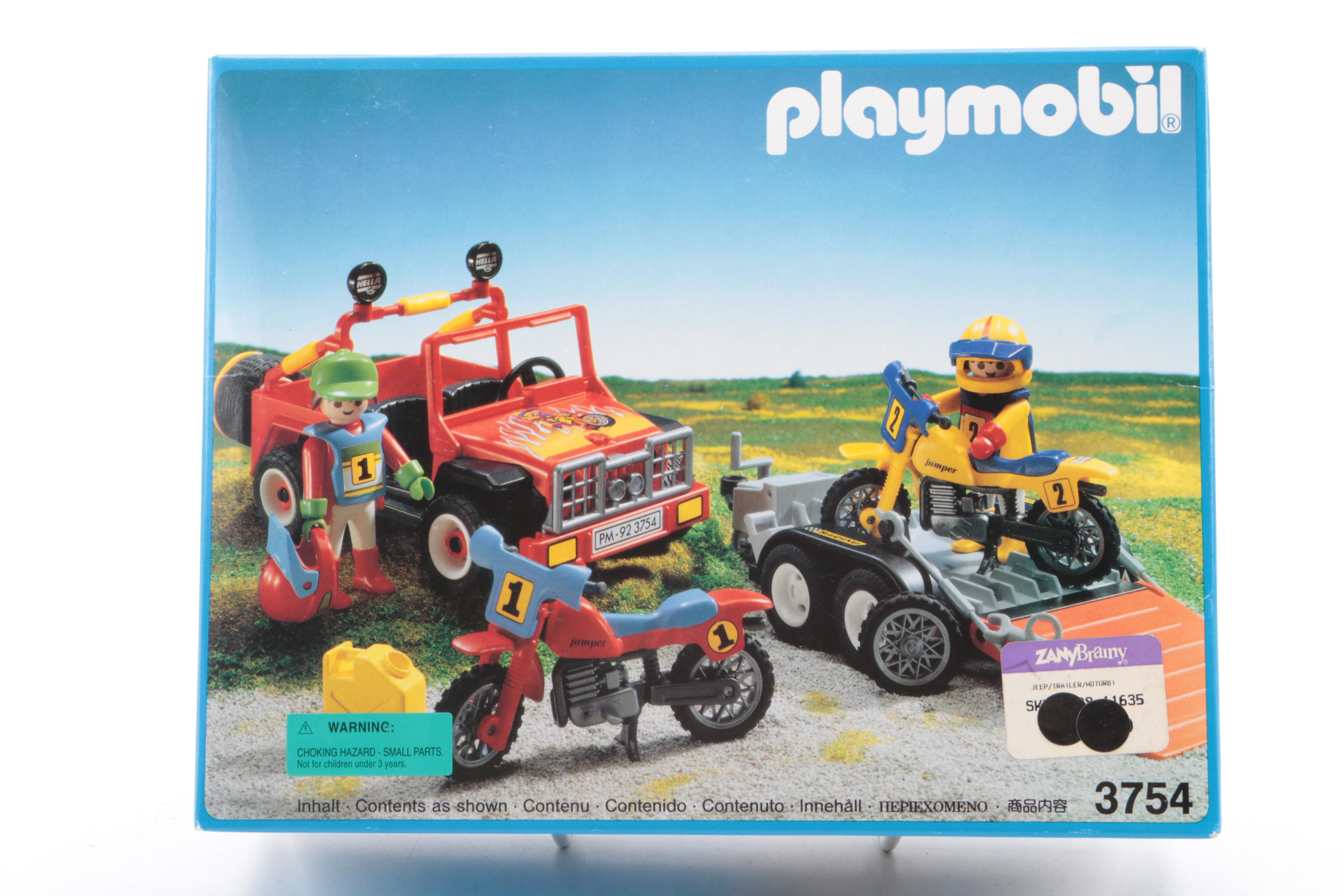 Playmobil Race Car and Other Vehicles