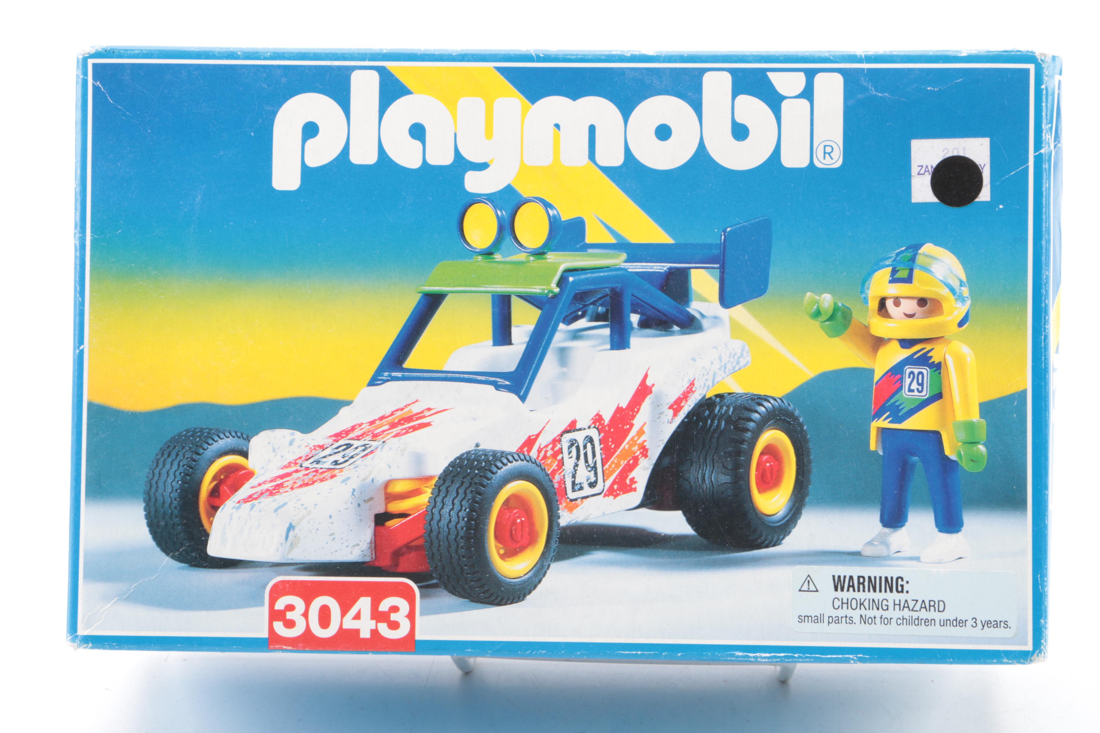 Playmobil Race Car and Other Vehicles