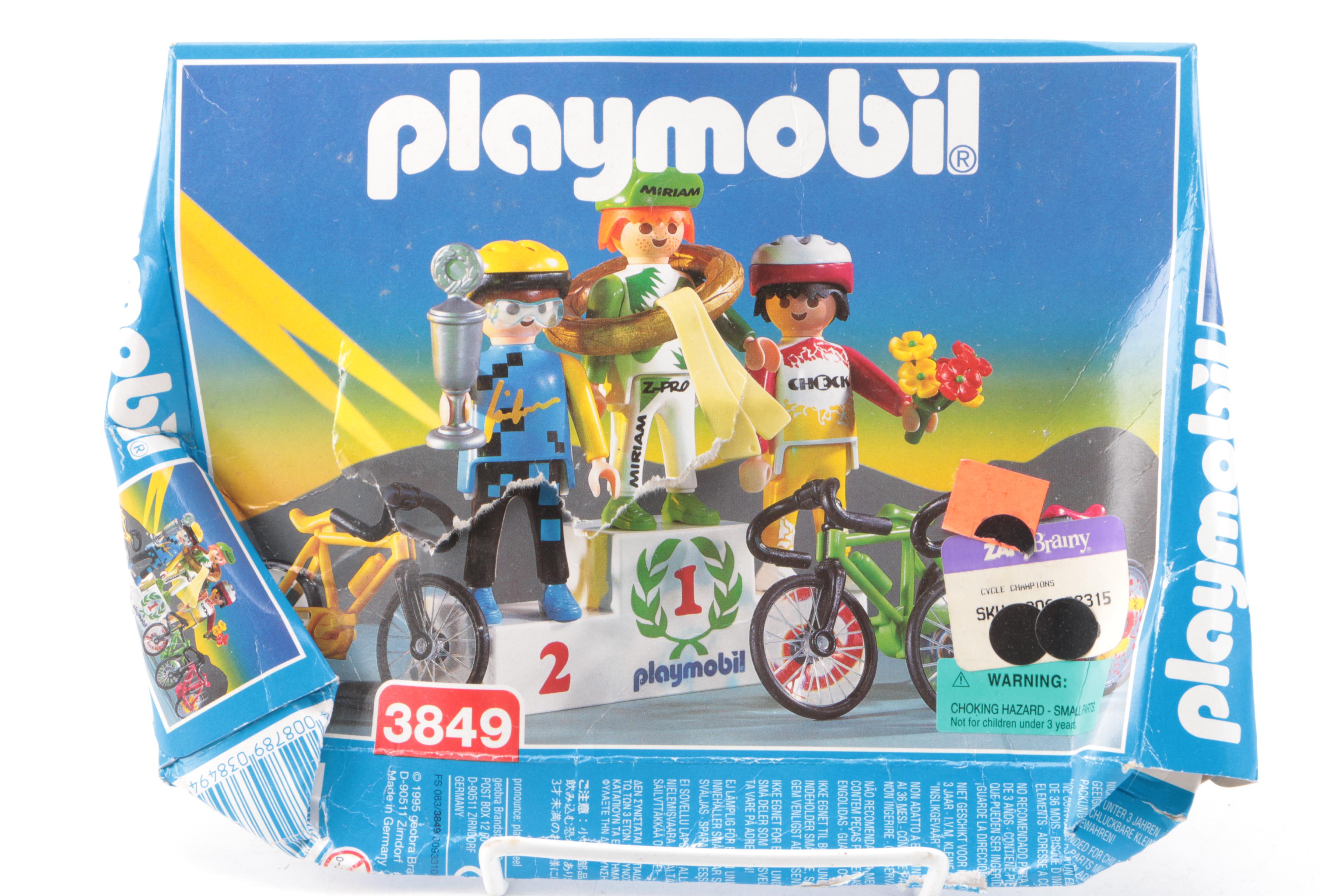 Playmobil Race Car and Other Vehicles