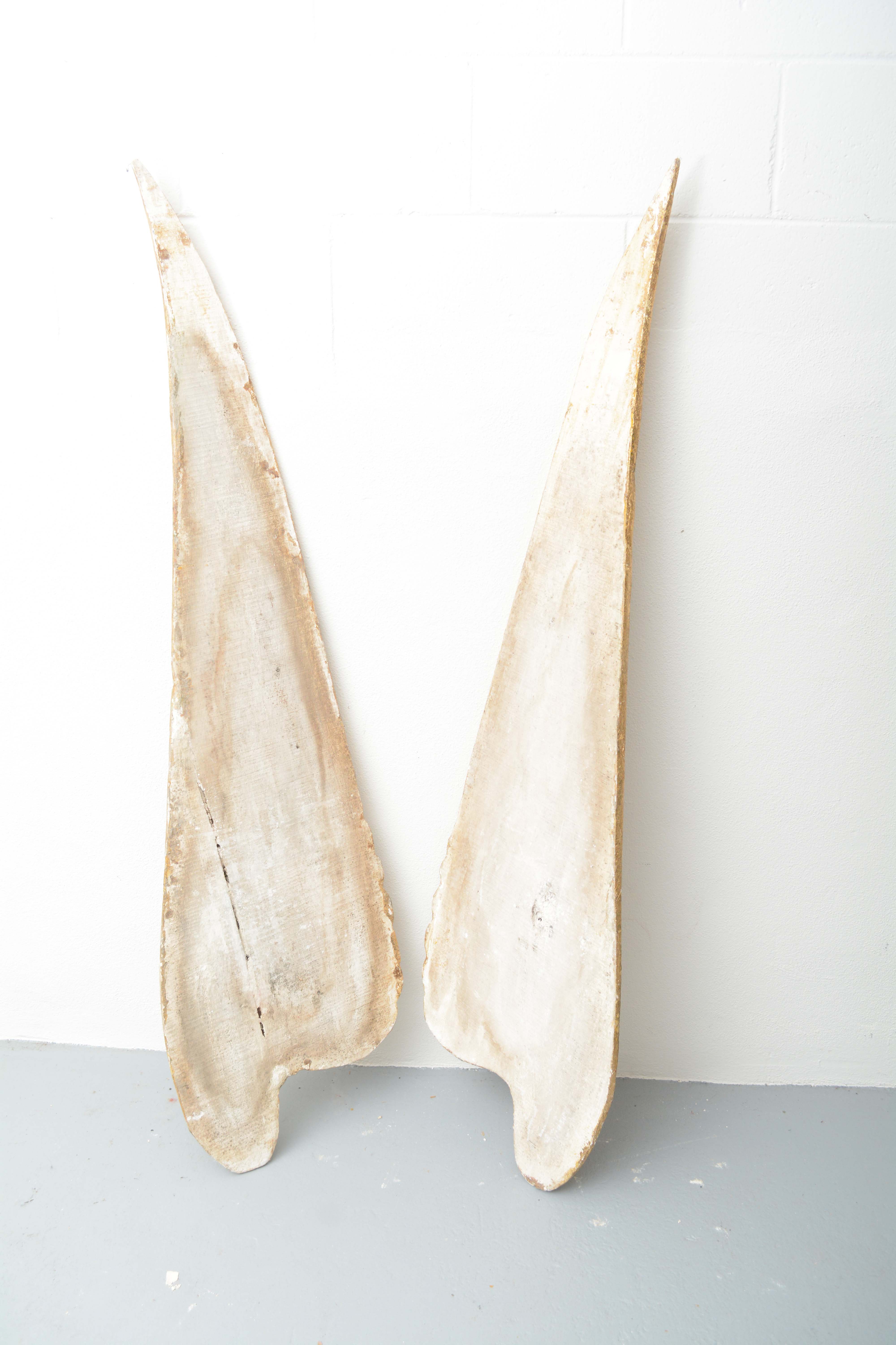 Hand Carved Gold Painted Wood Wings Everything But The House