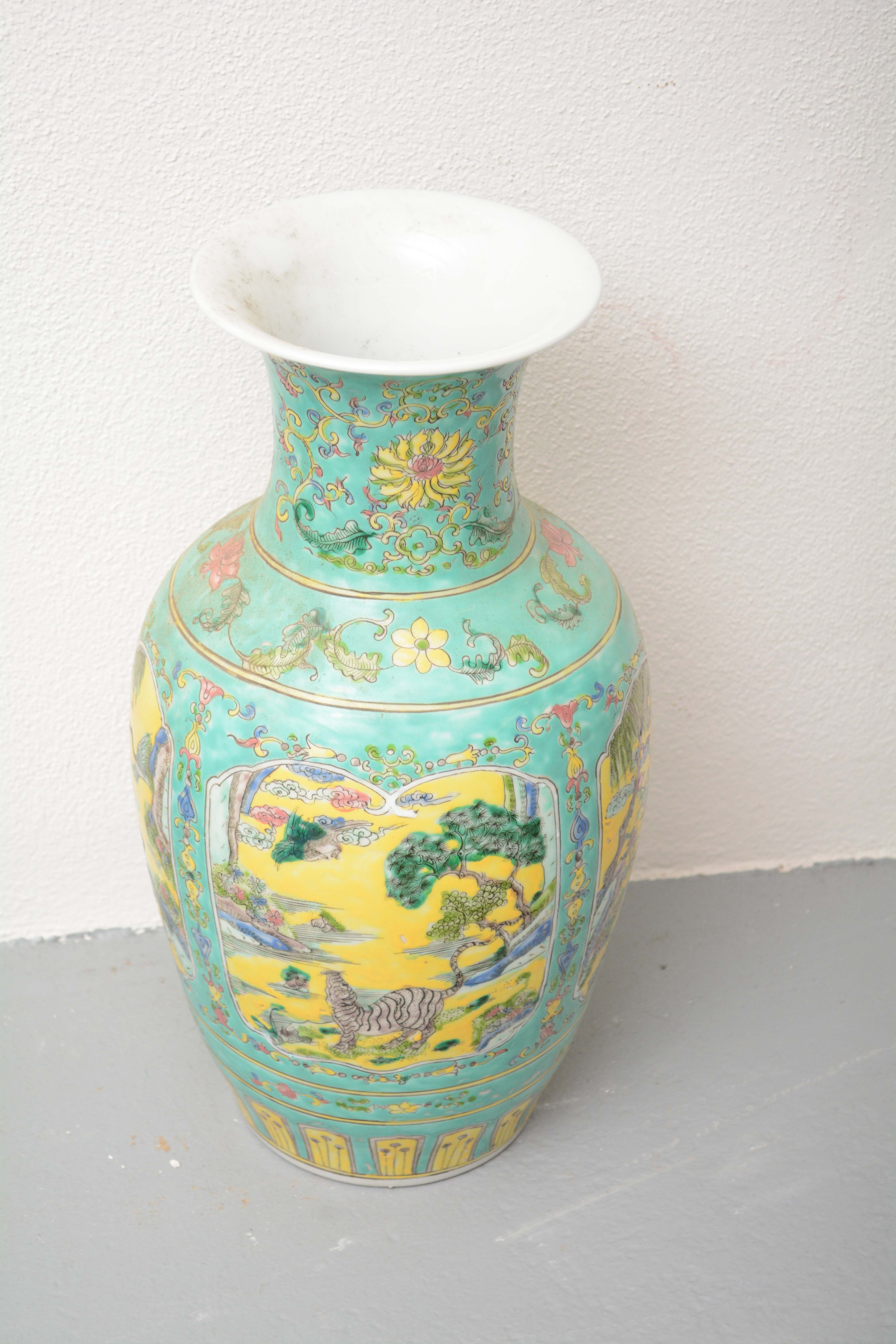 Chinese Hand-Painted Porcelain Vases