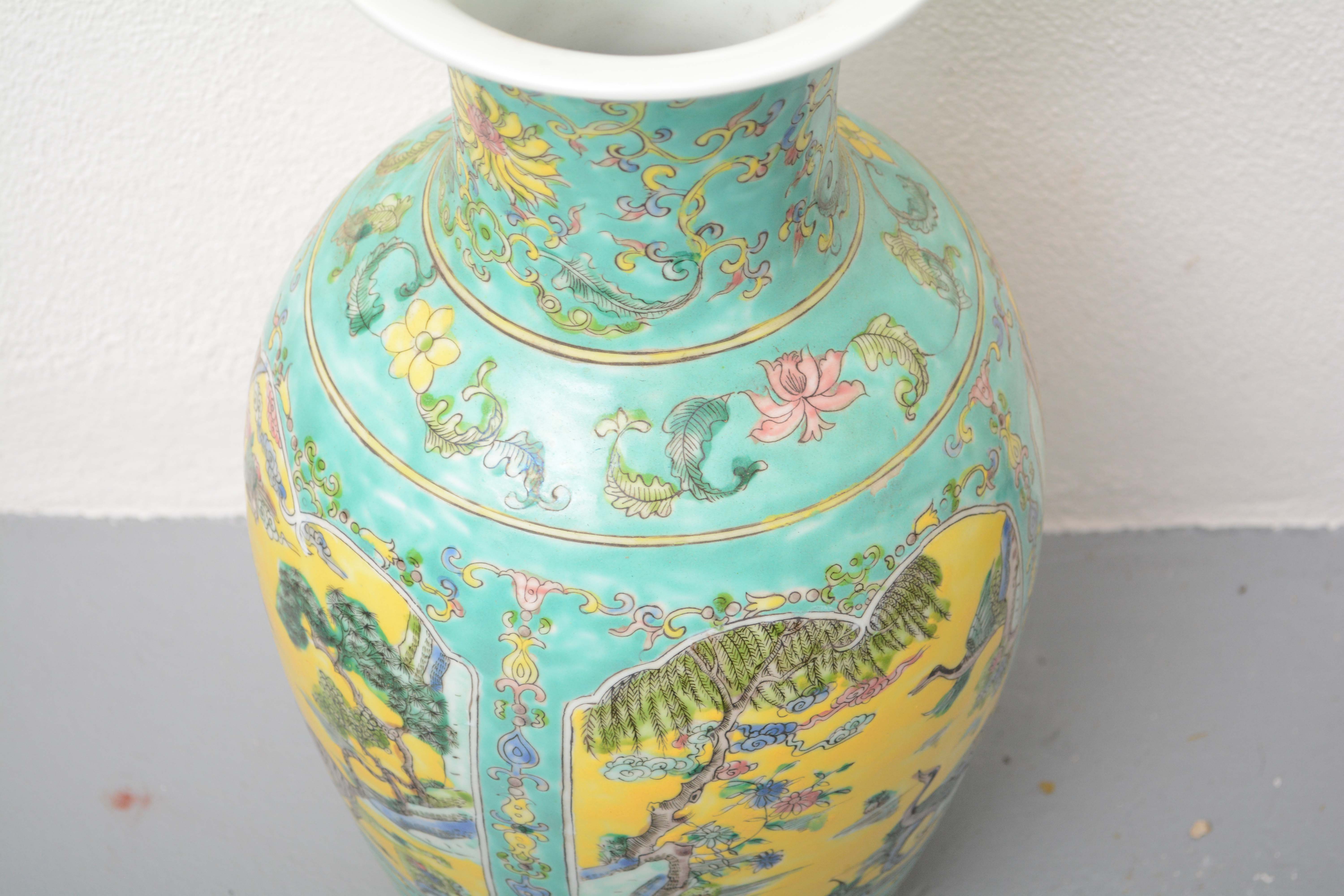 Chinese Hand-Painted Porcelain Vases
