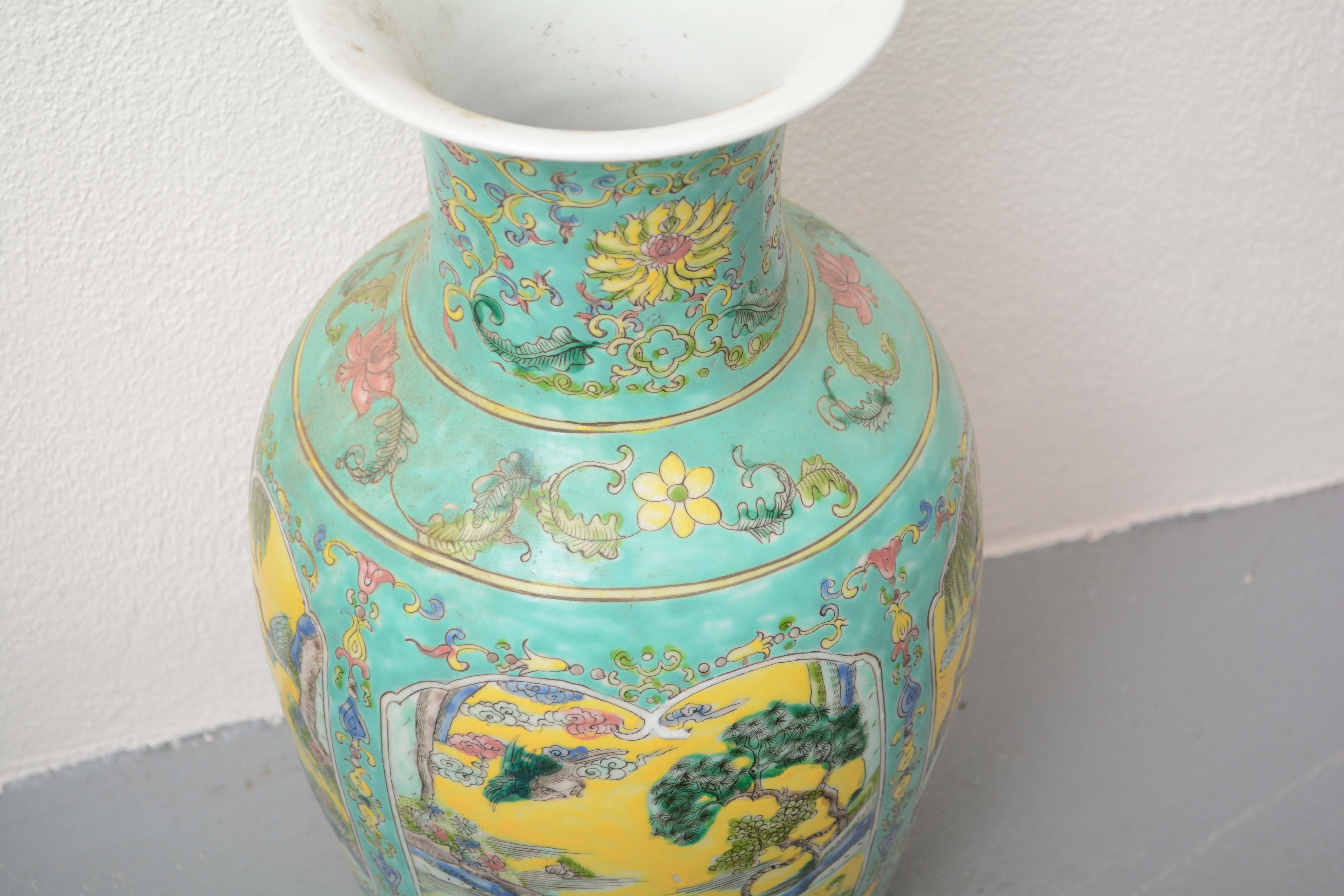 Chinese Hand-Painted Porcelain Vases