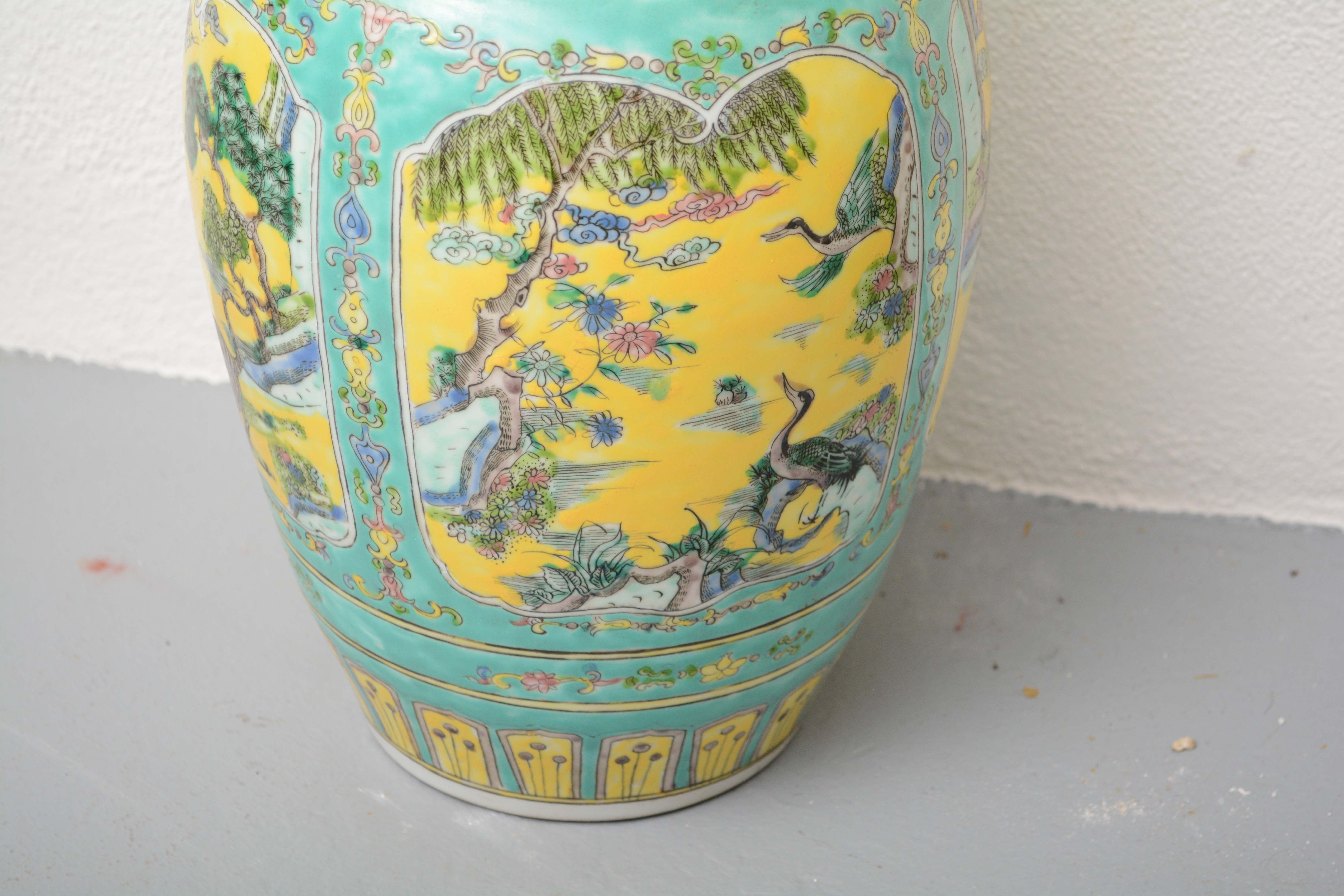 Chinese Hand-Painted Porcelain Vases
